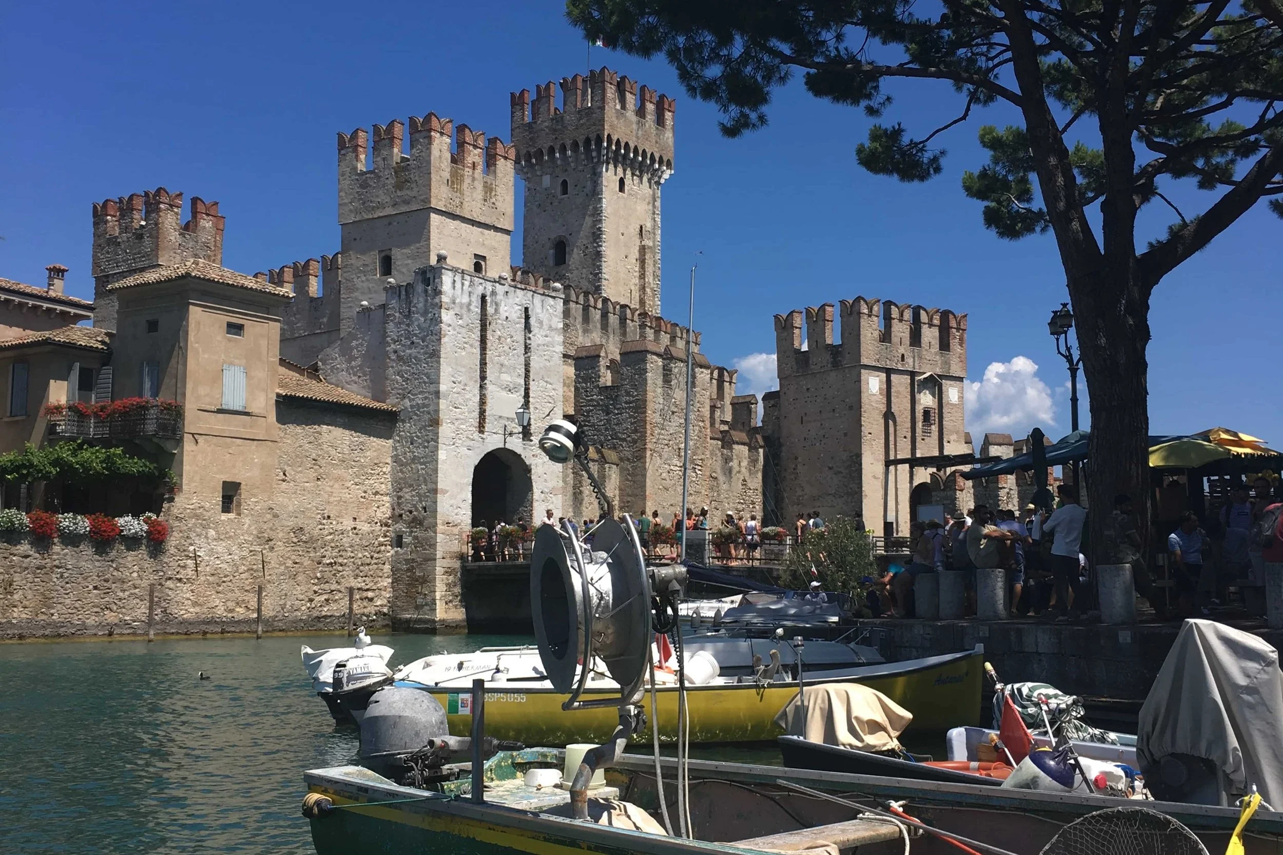 medieval castles and boats
