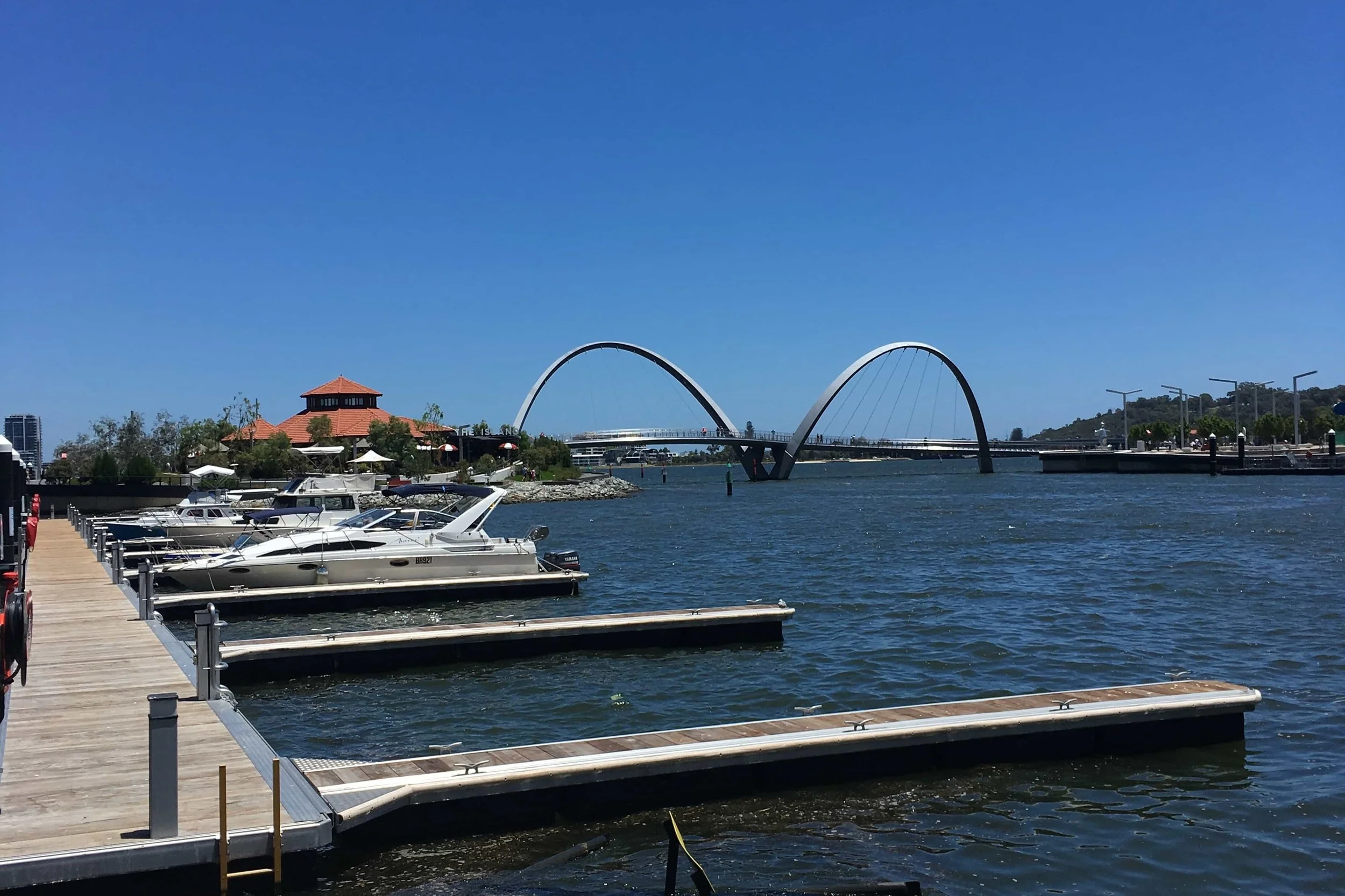 view of perth port