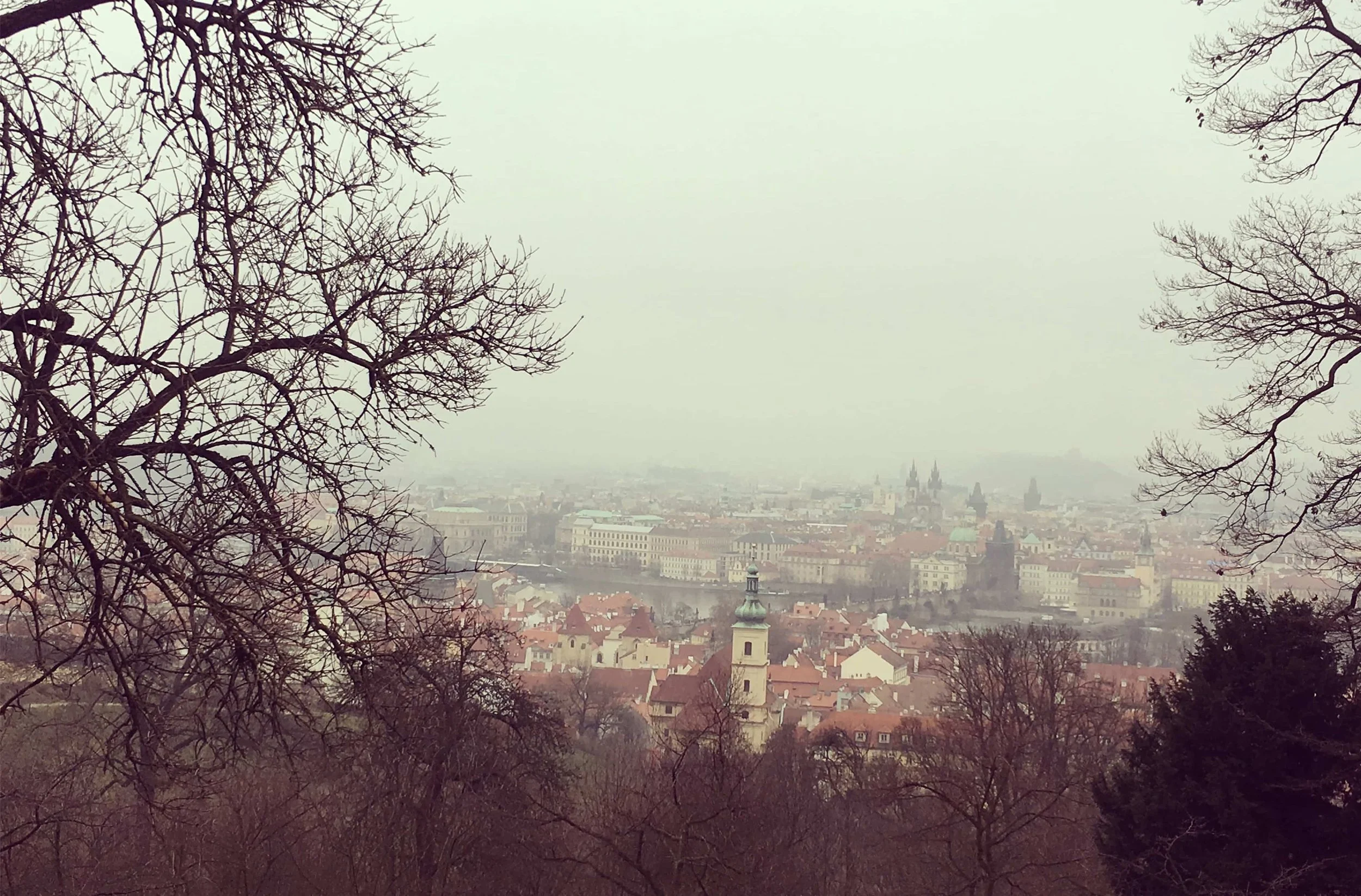 cloudy view prague