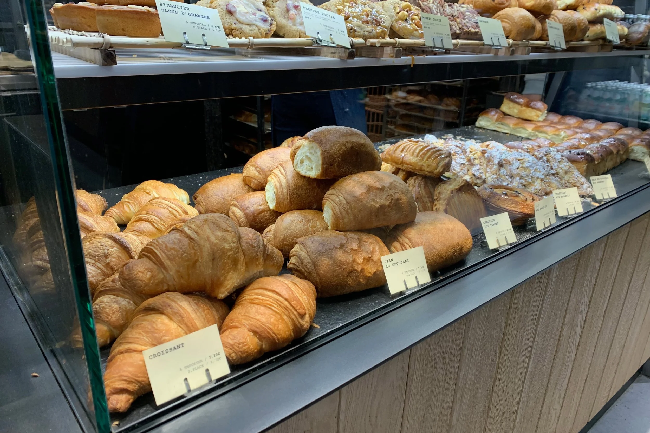 croissants, apple turnovers, and other pastries