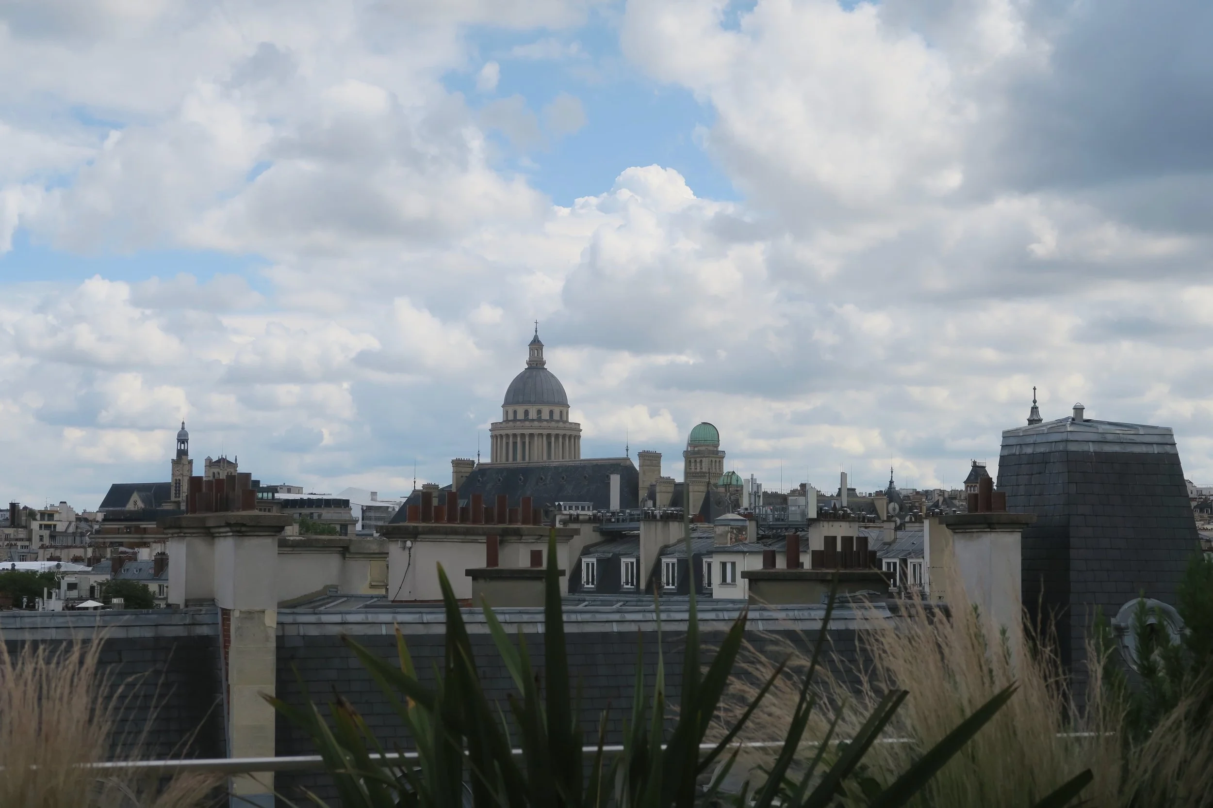 view of panthéon from Hôtel Dame des Arts