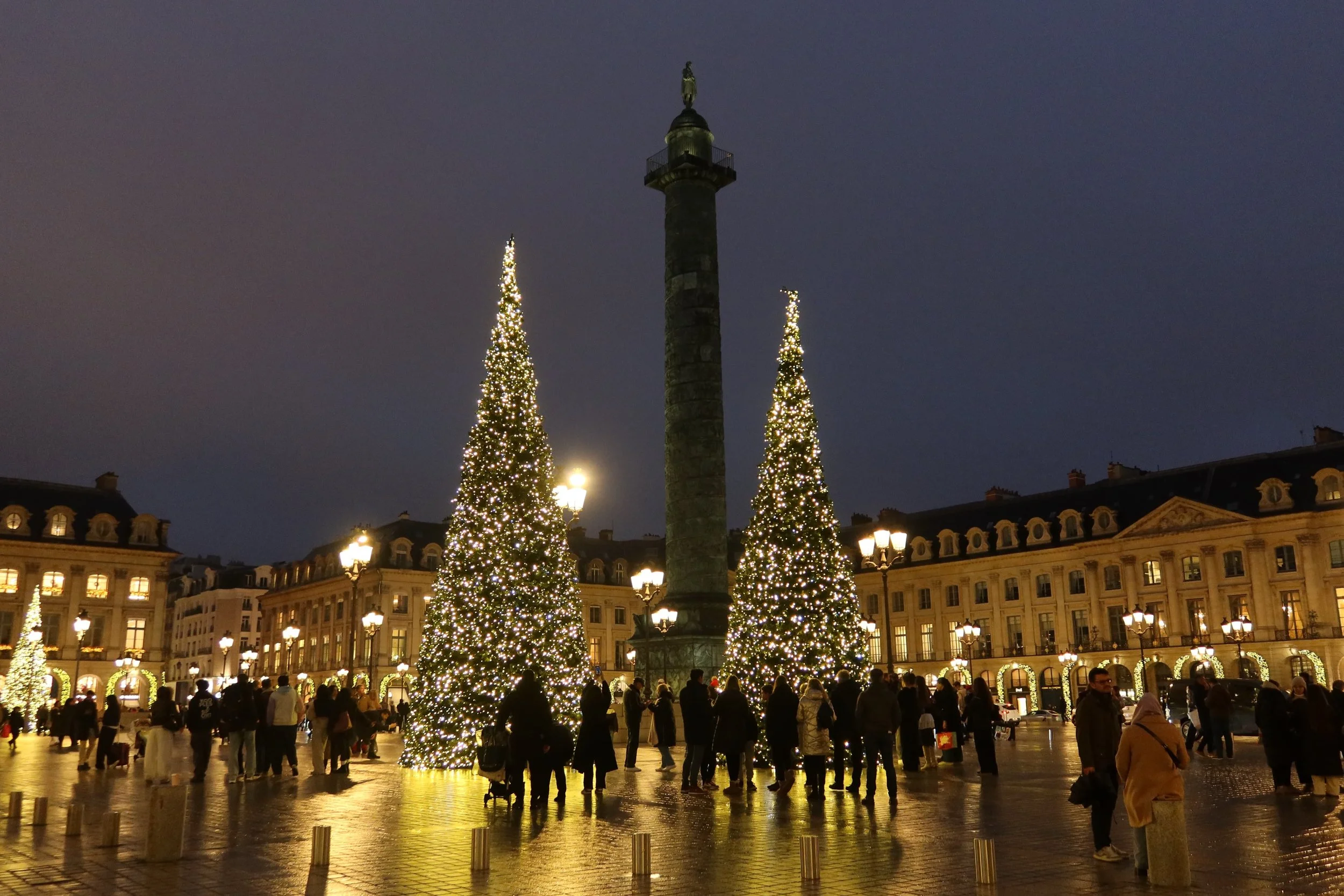 Place de Vendome during Christmas; December 2025