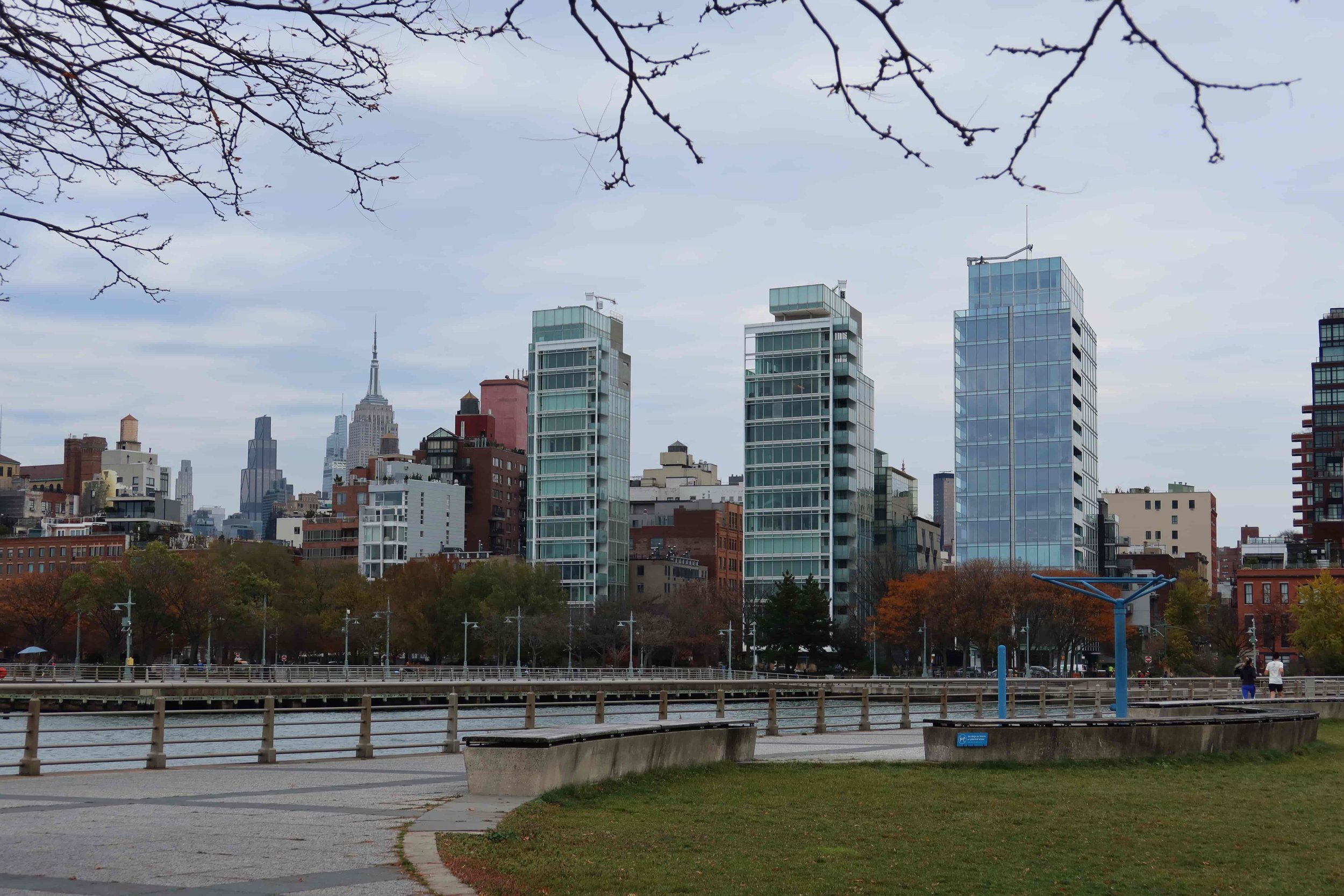 nyc skyline no crowds