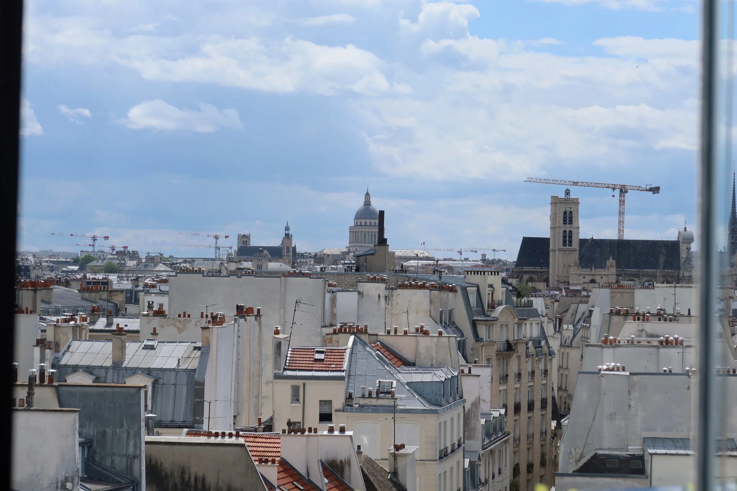 view of patheon and paris from 3rd arrondissement