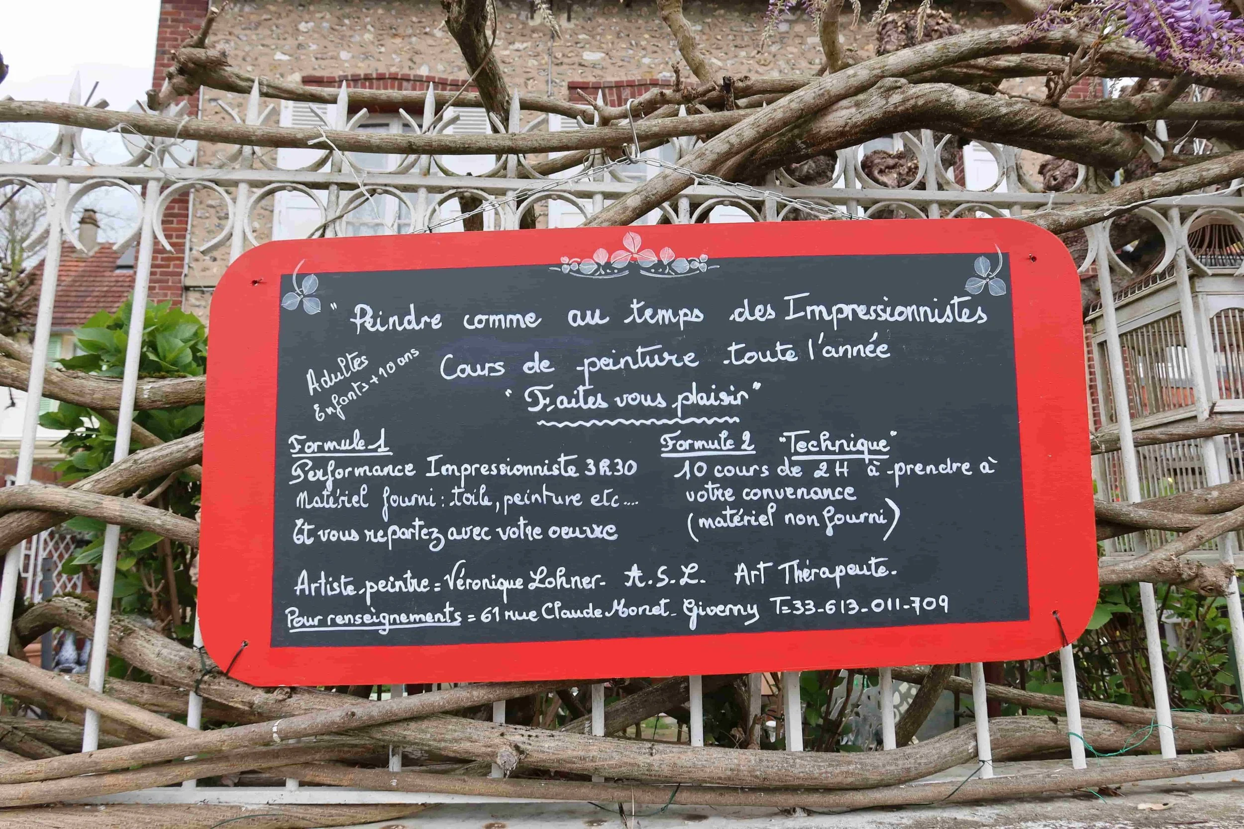 painting classes giverny french description