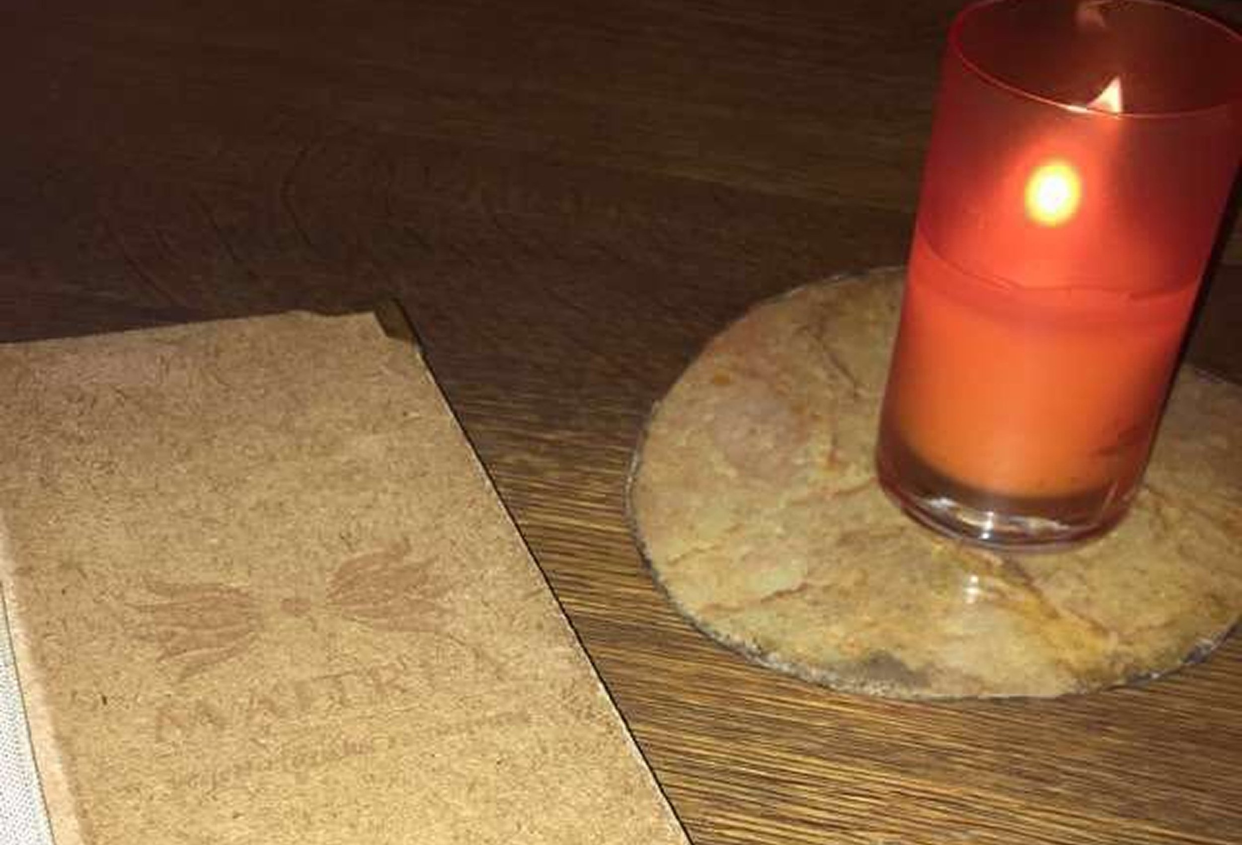 candle lit dinner prague and tan menu