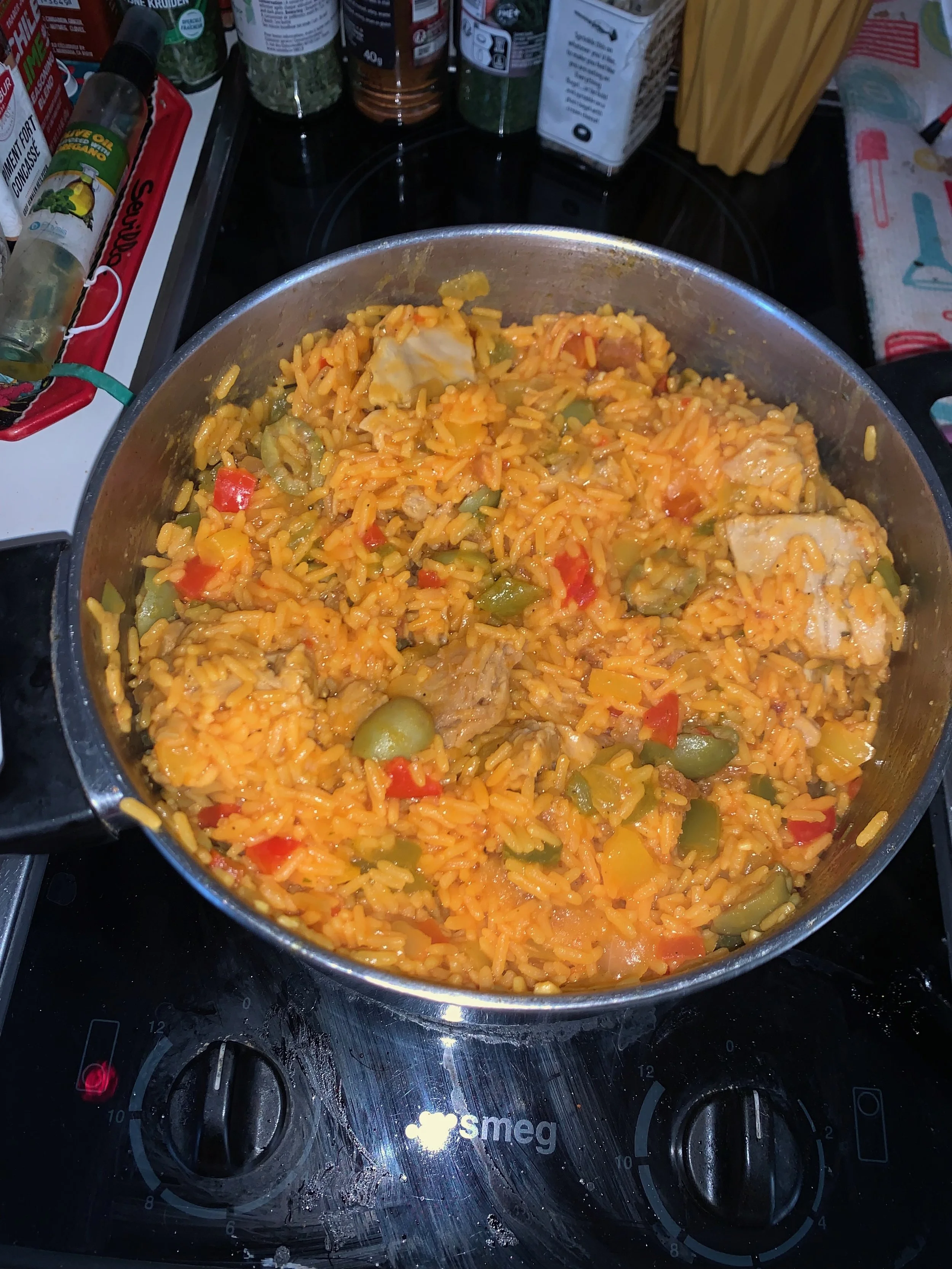 Vegan Cuban Arroz con Pollo