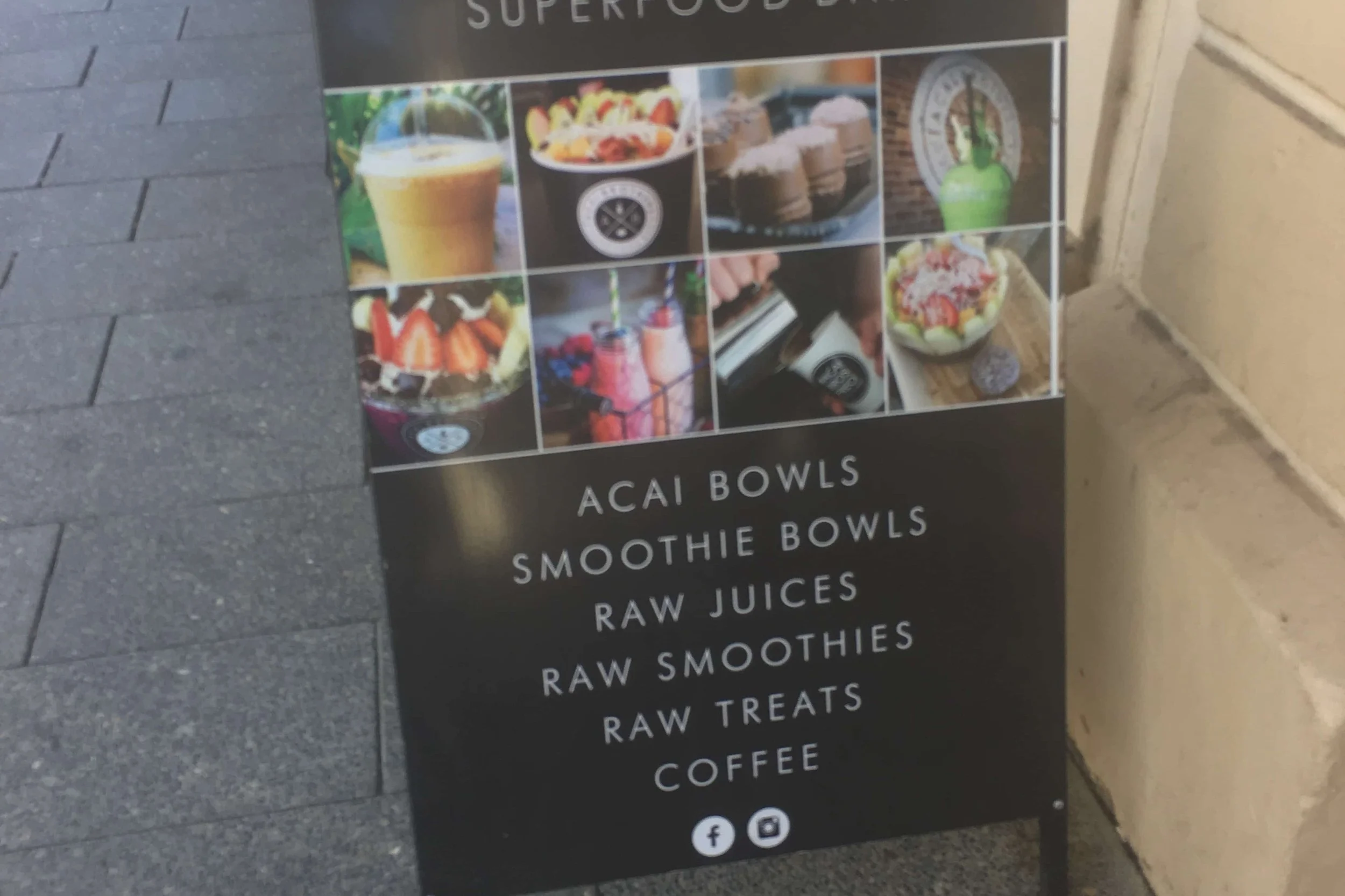 acai bros perth sign on street