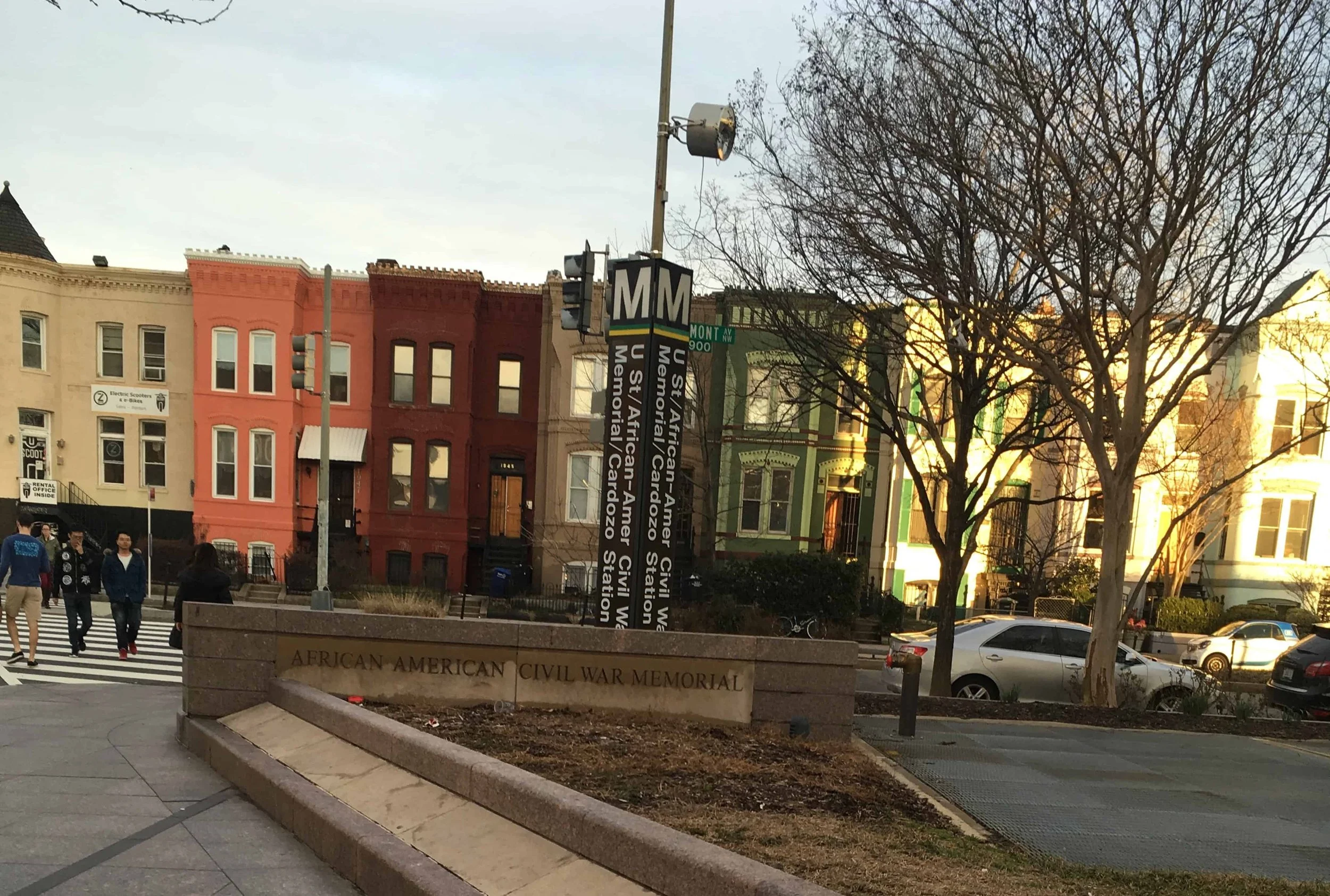 colorful buildings close together