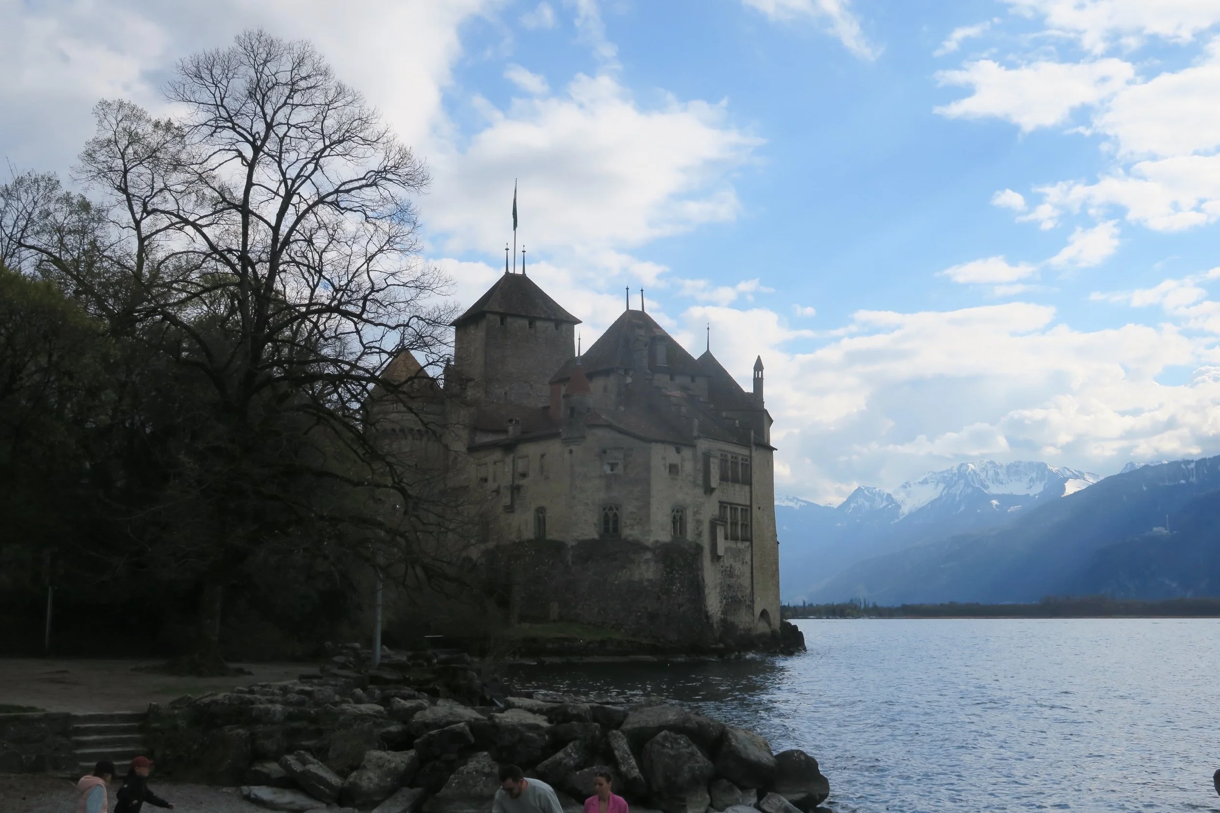View of Château de Chillon in Switzerland