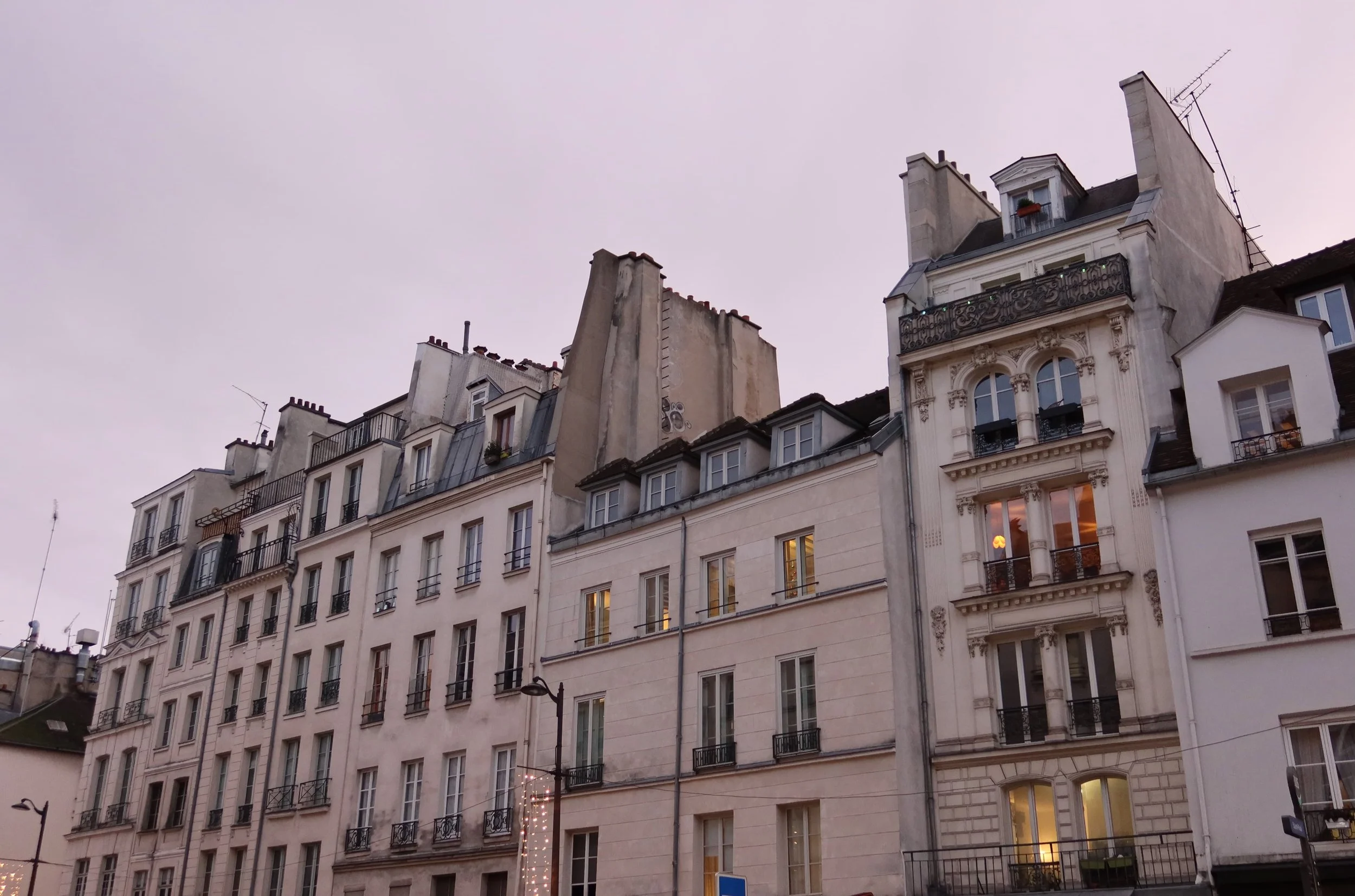Pink Sunset in Paris