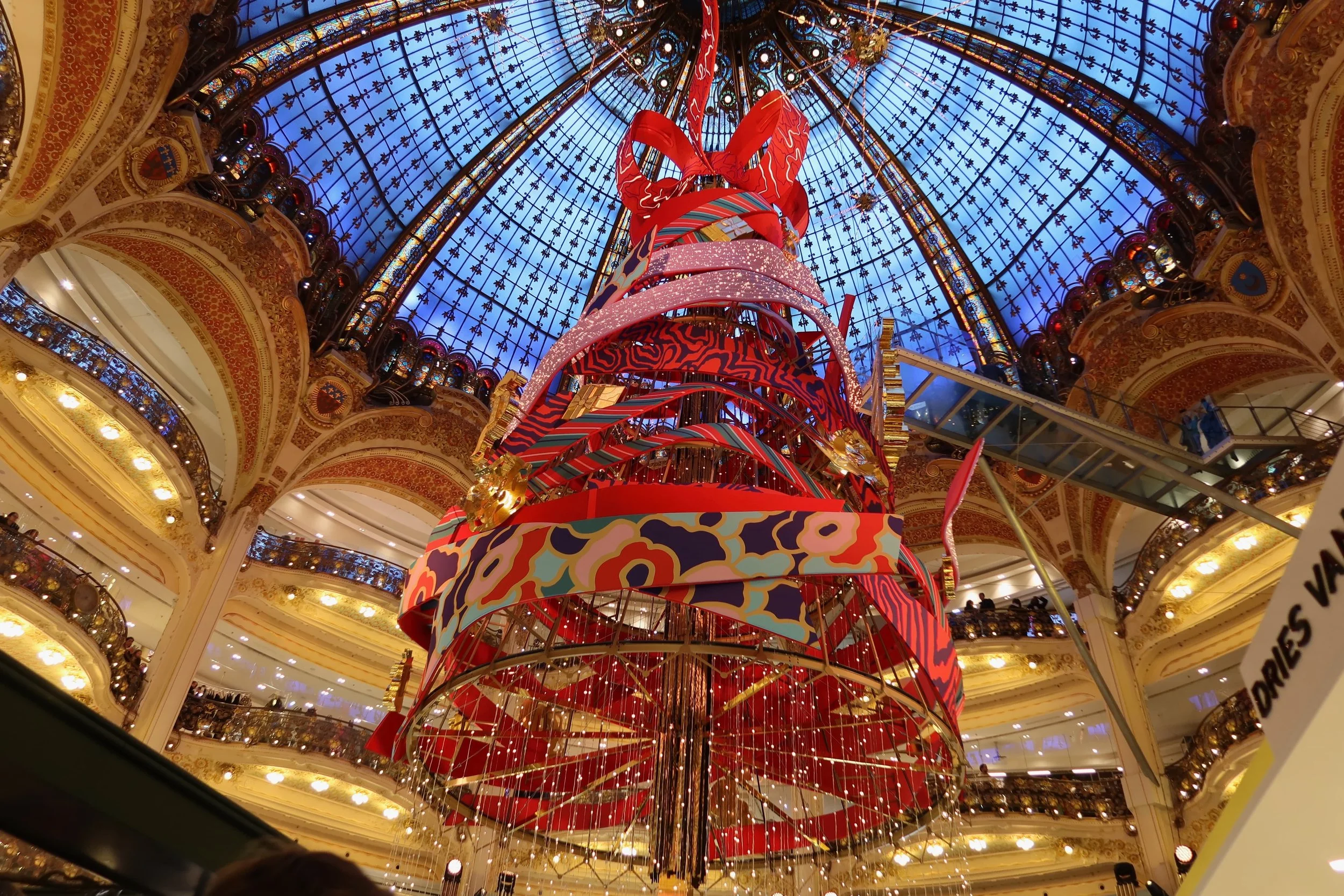 Galeries Lafayette during Christmas