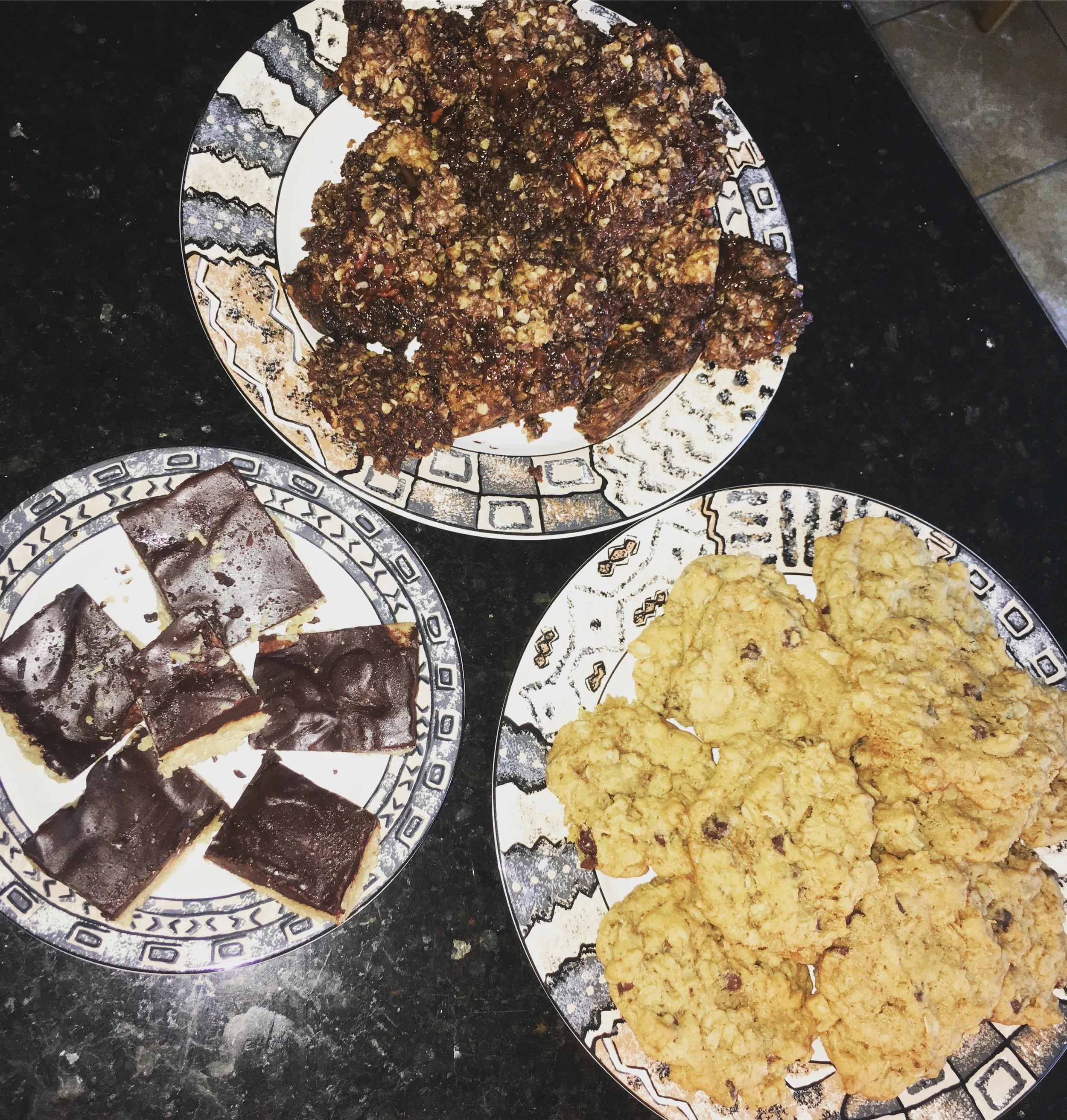 Various vegan baked goods