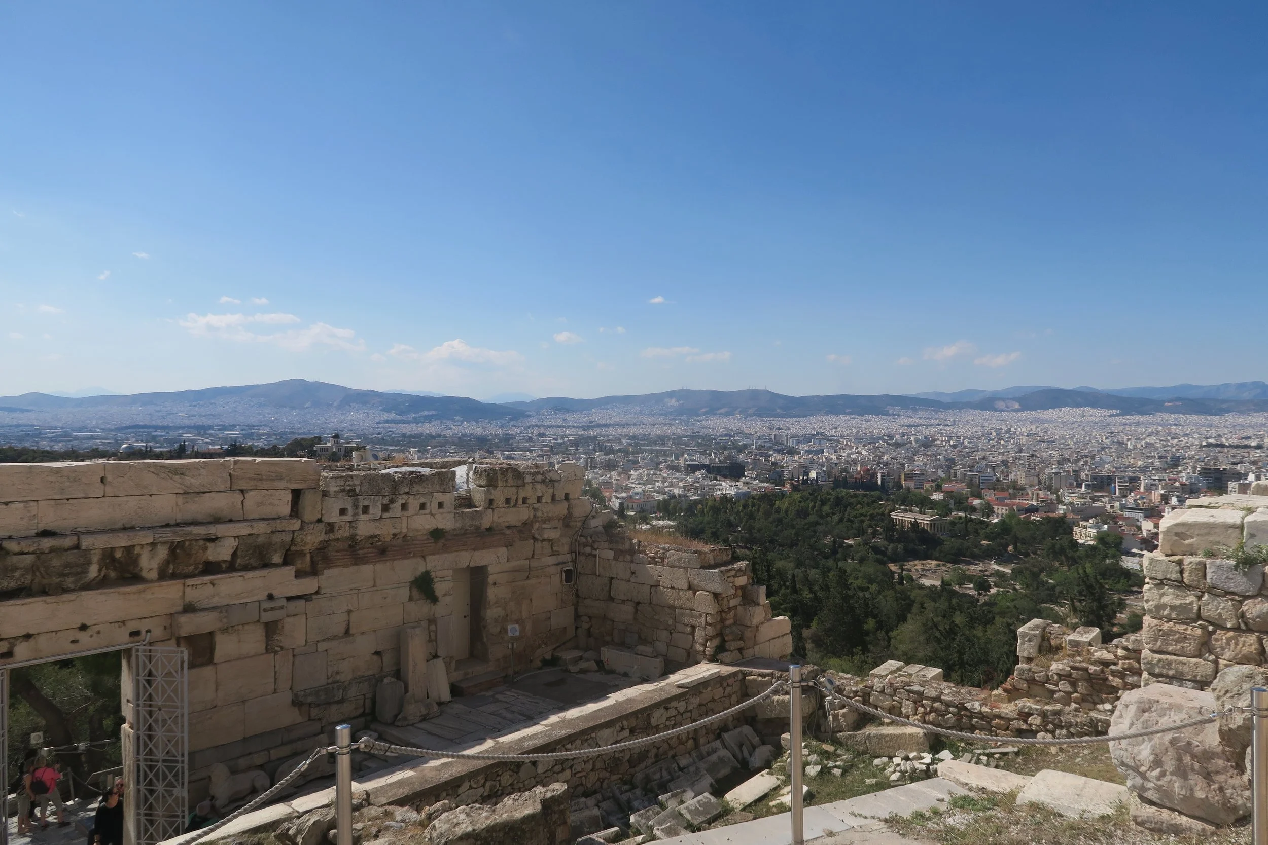 View of Athens from the Acropolis