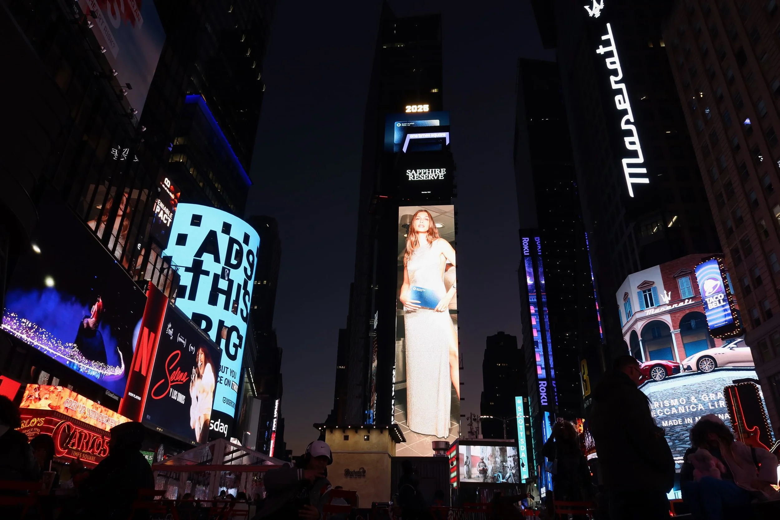 times square at night november 2025