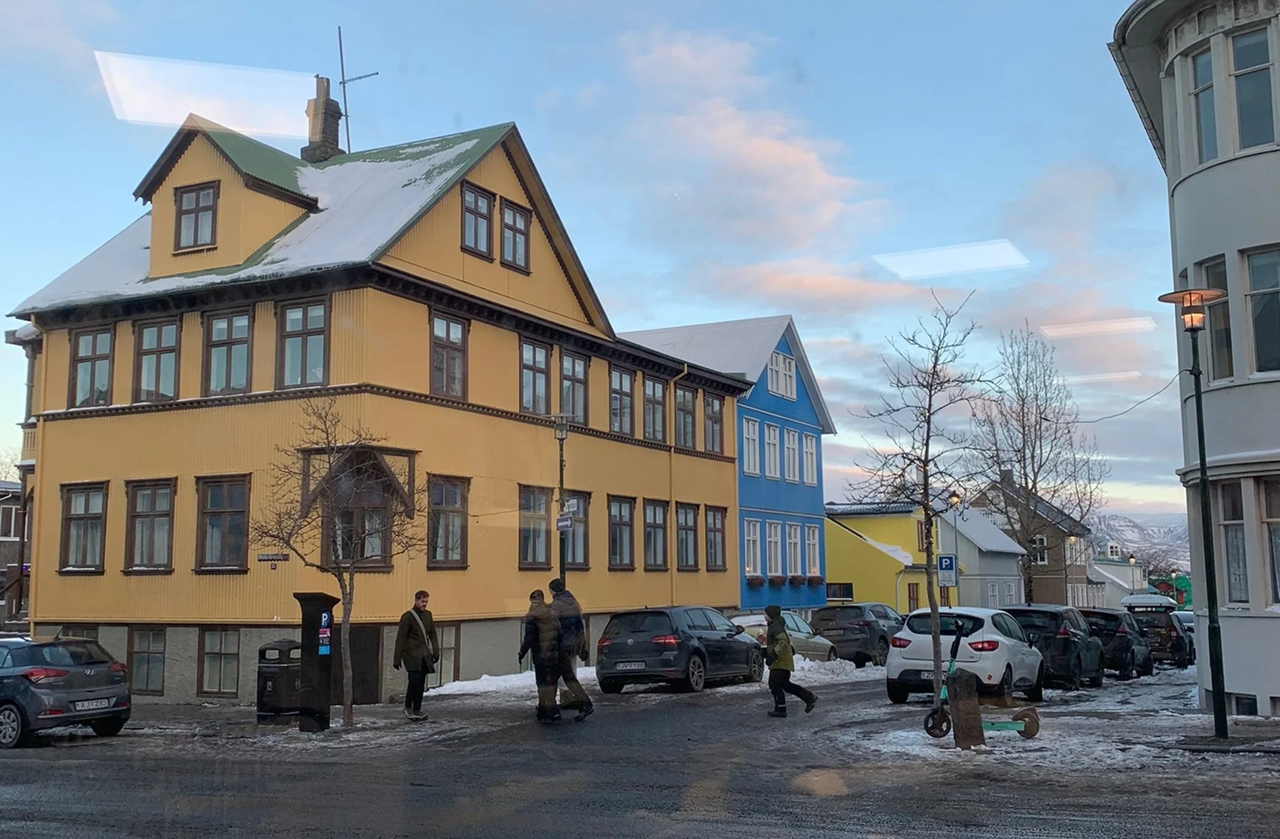 yellow house streets of reykjavik