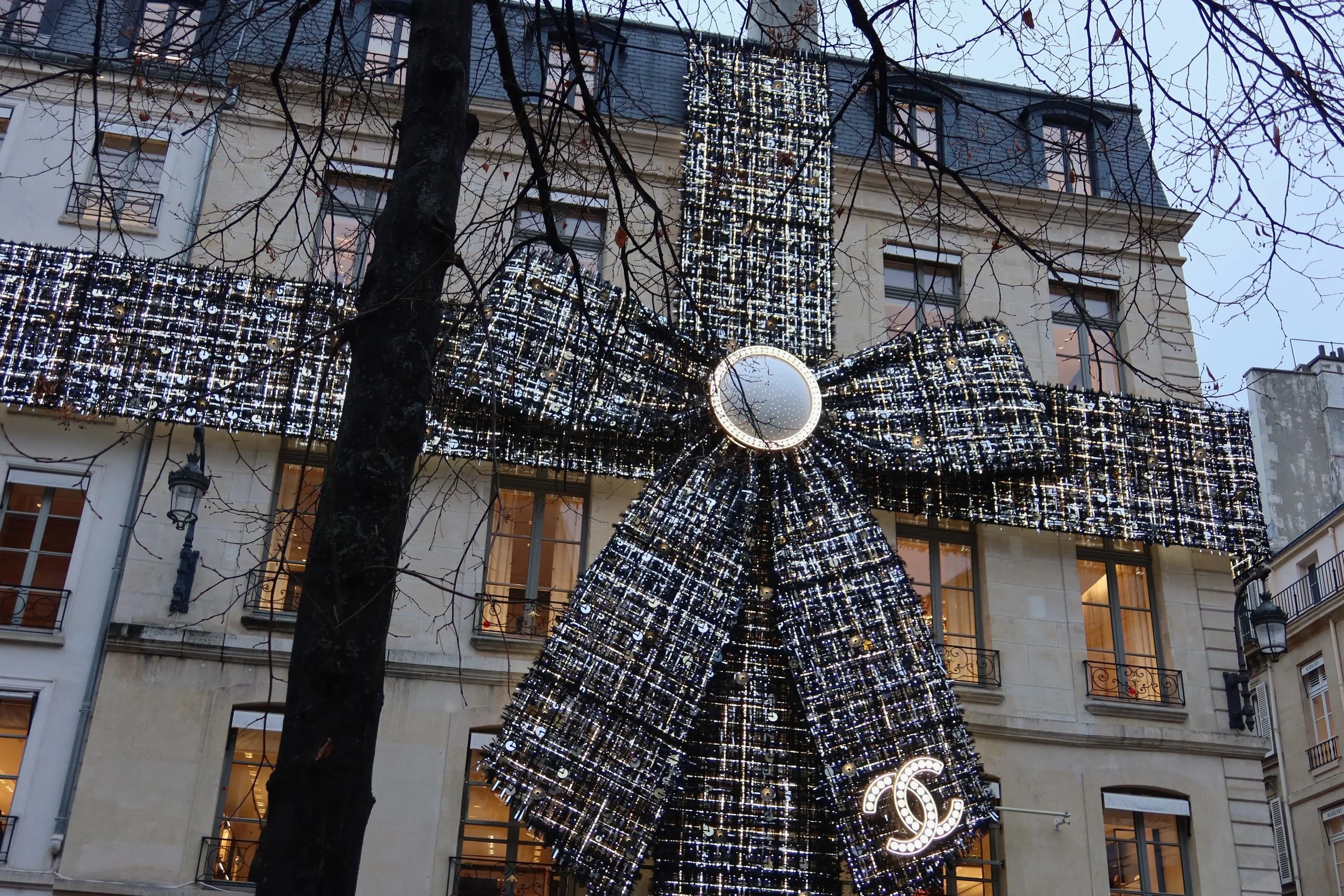 Rue Saint Honoré during Christmas; December 2025
