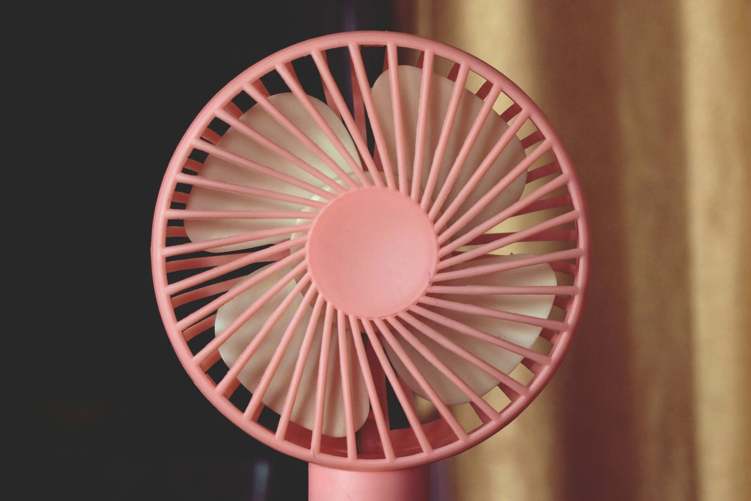 pink mini fan