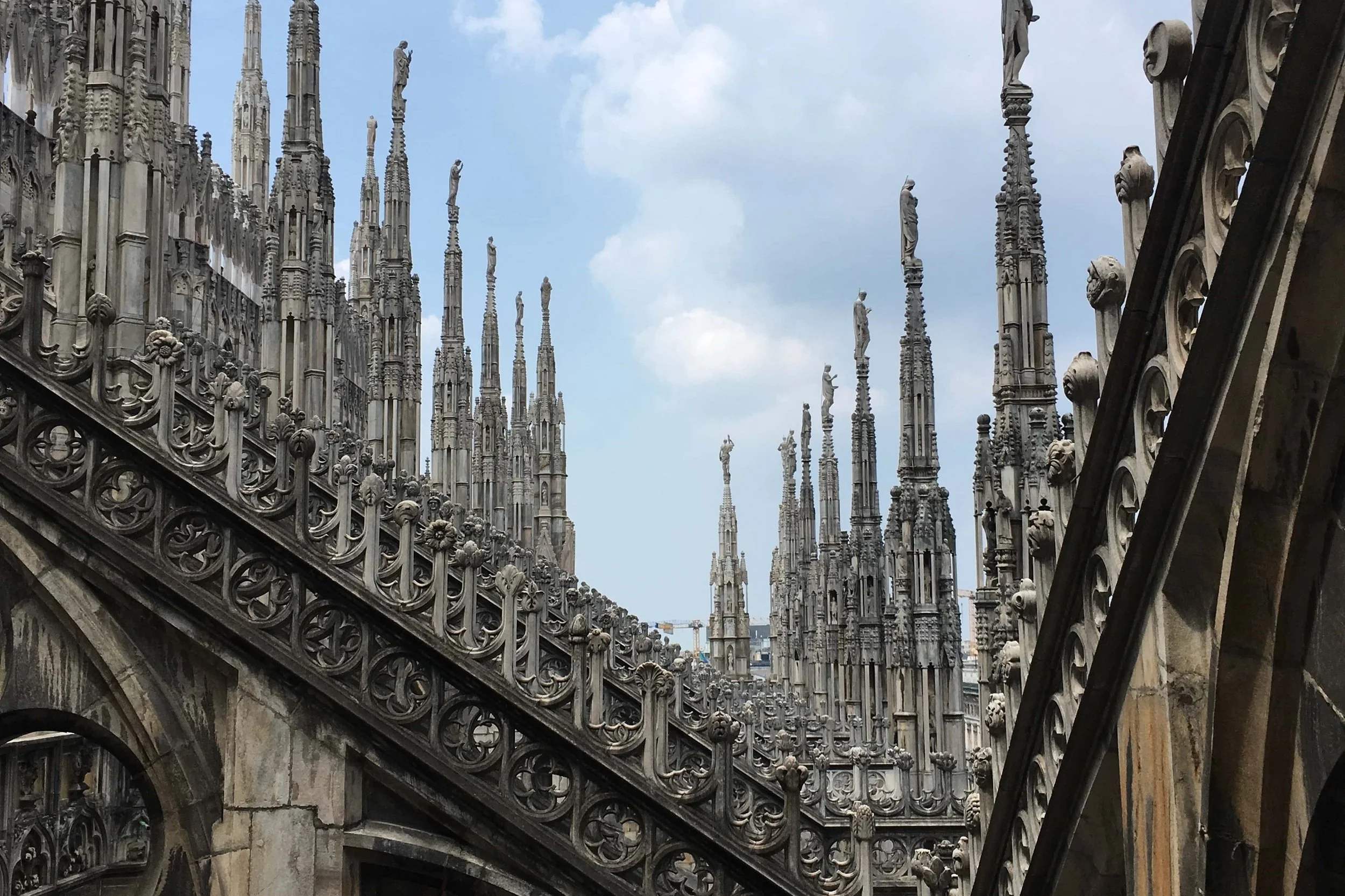 architecture in milan white detailing