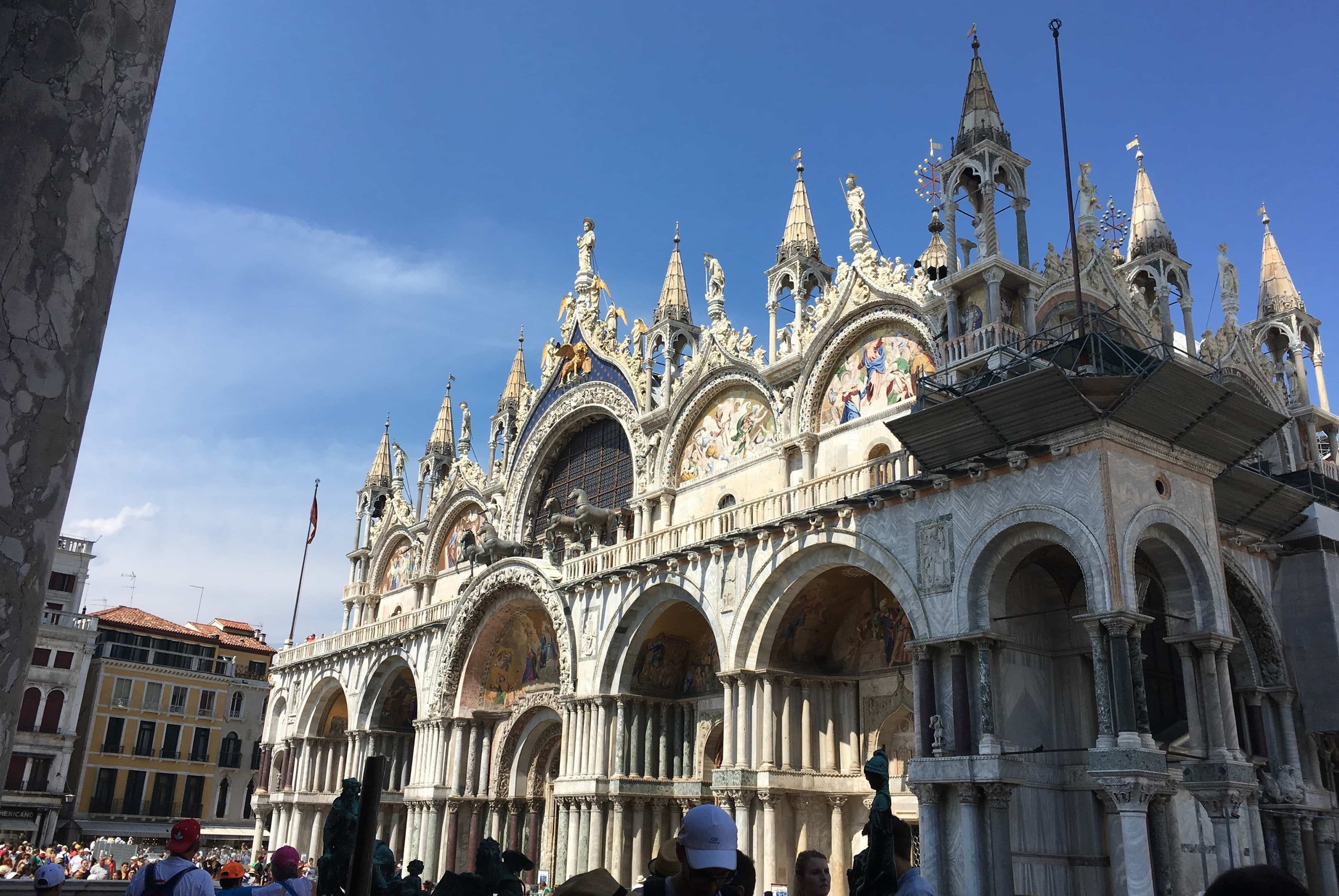 detailed palace in venice