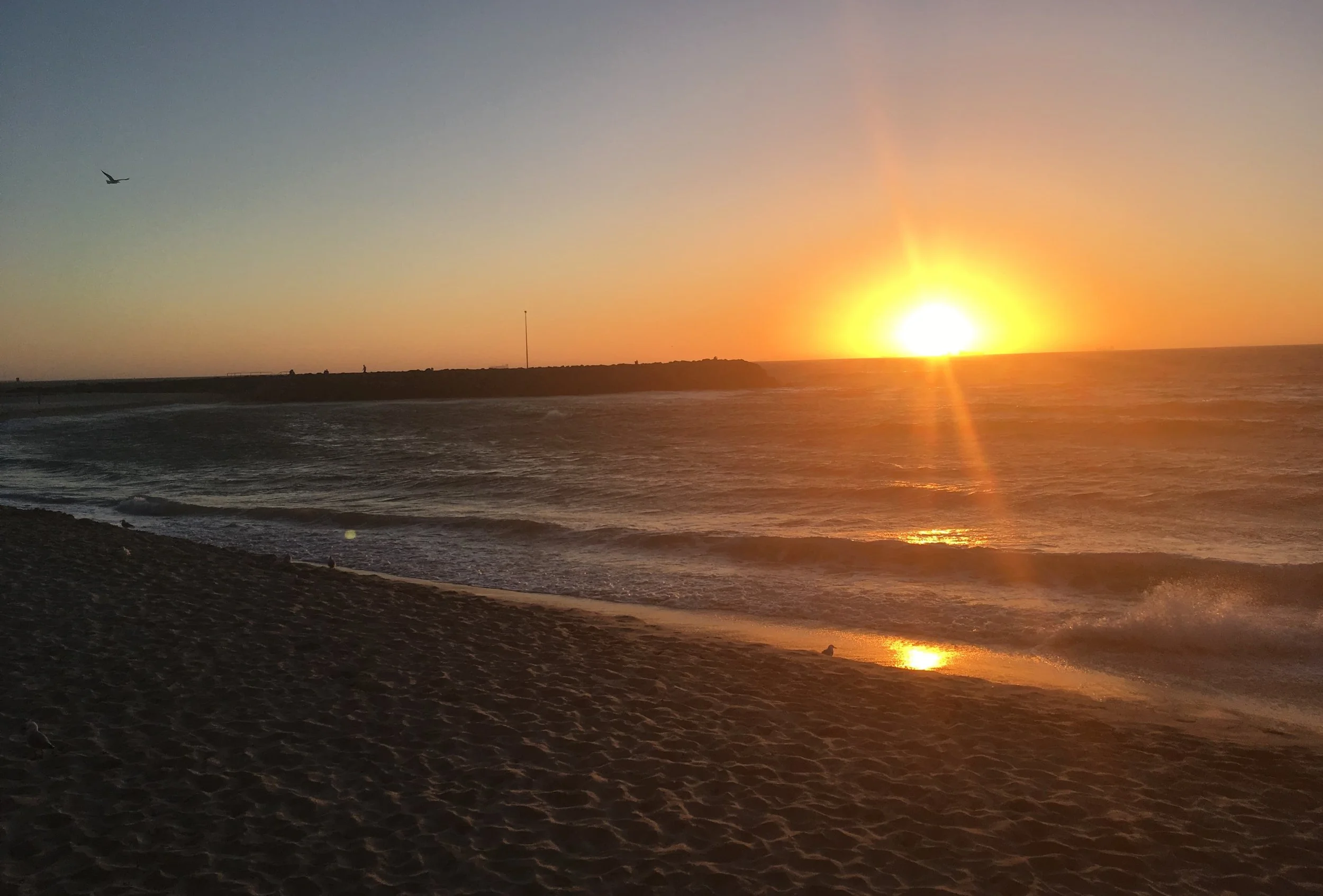 Sunset at Cottesloe Beach in Perth, Australia