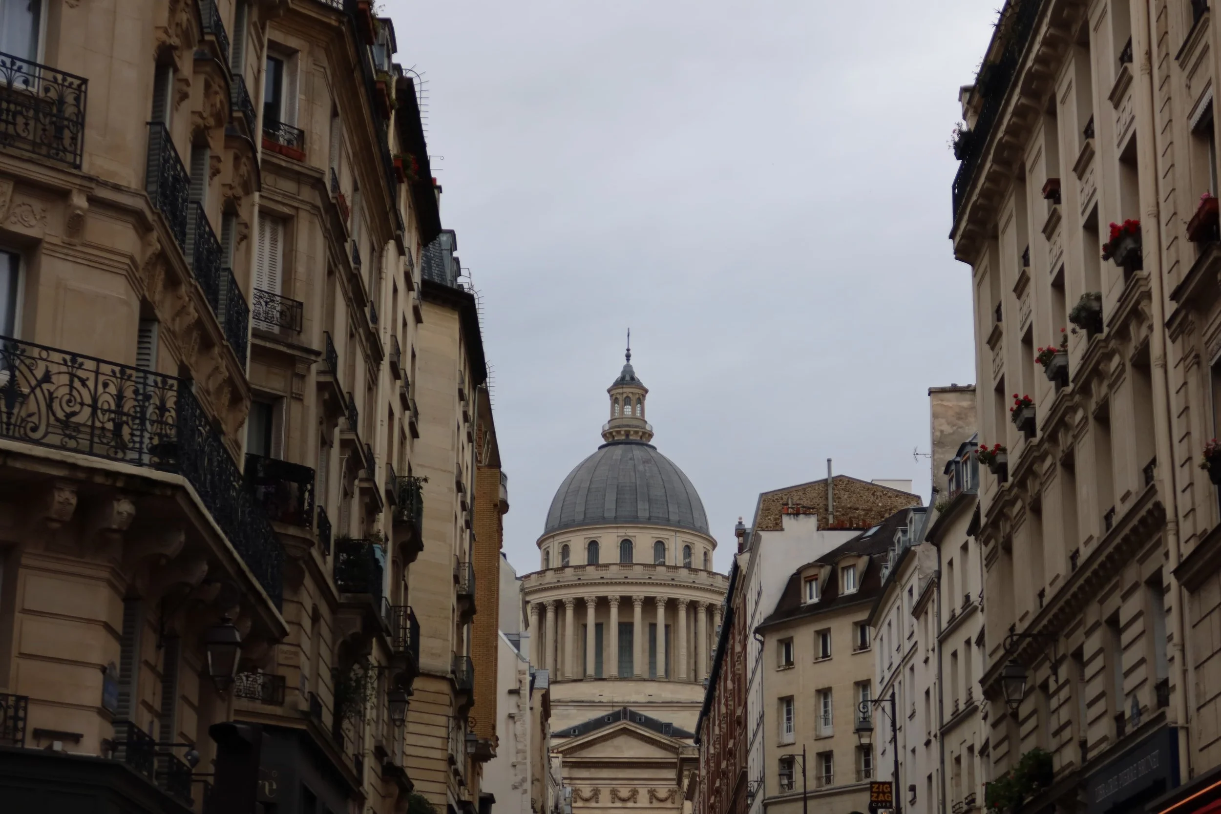 View of the Panthéon in Paris
