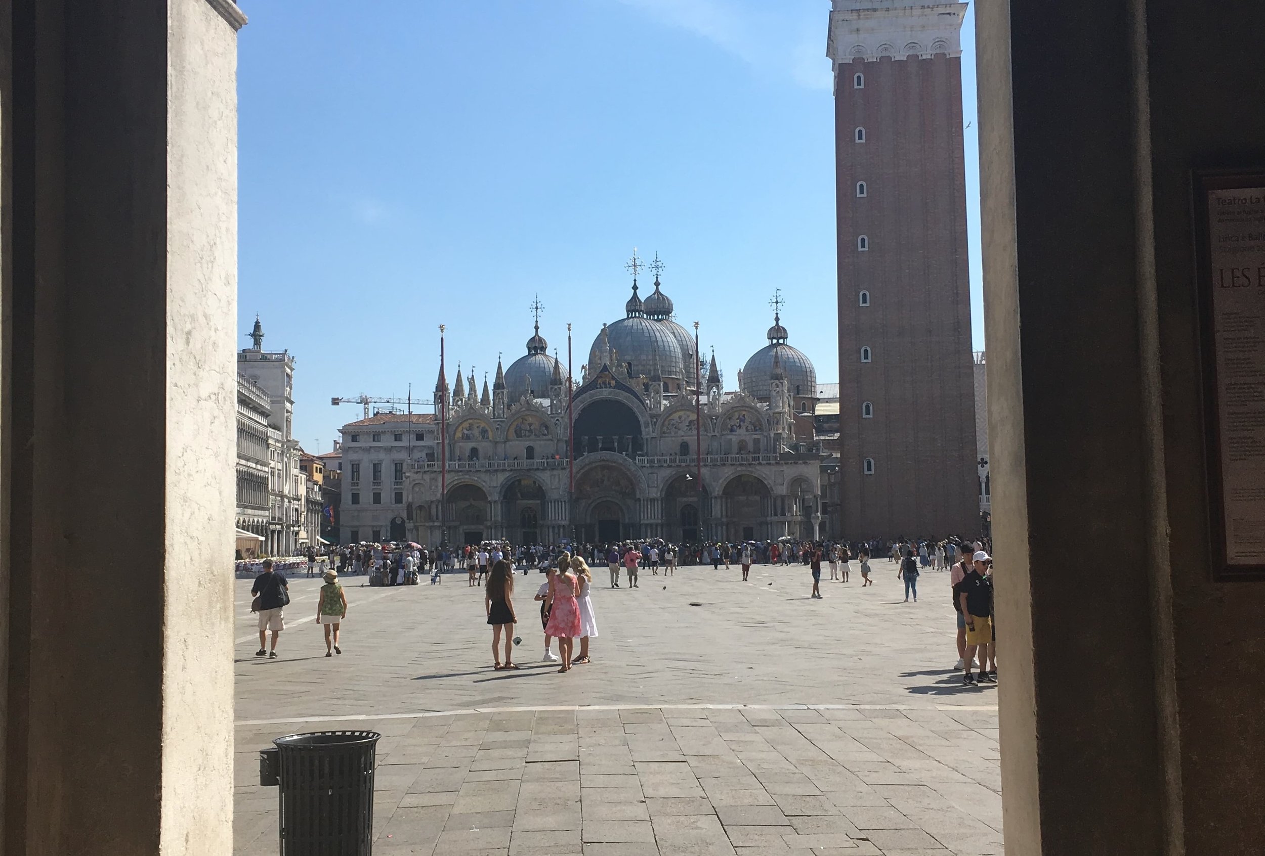 st. marks palace in venice sunny no flooding