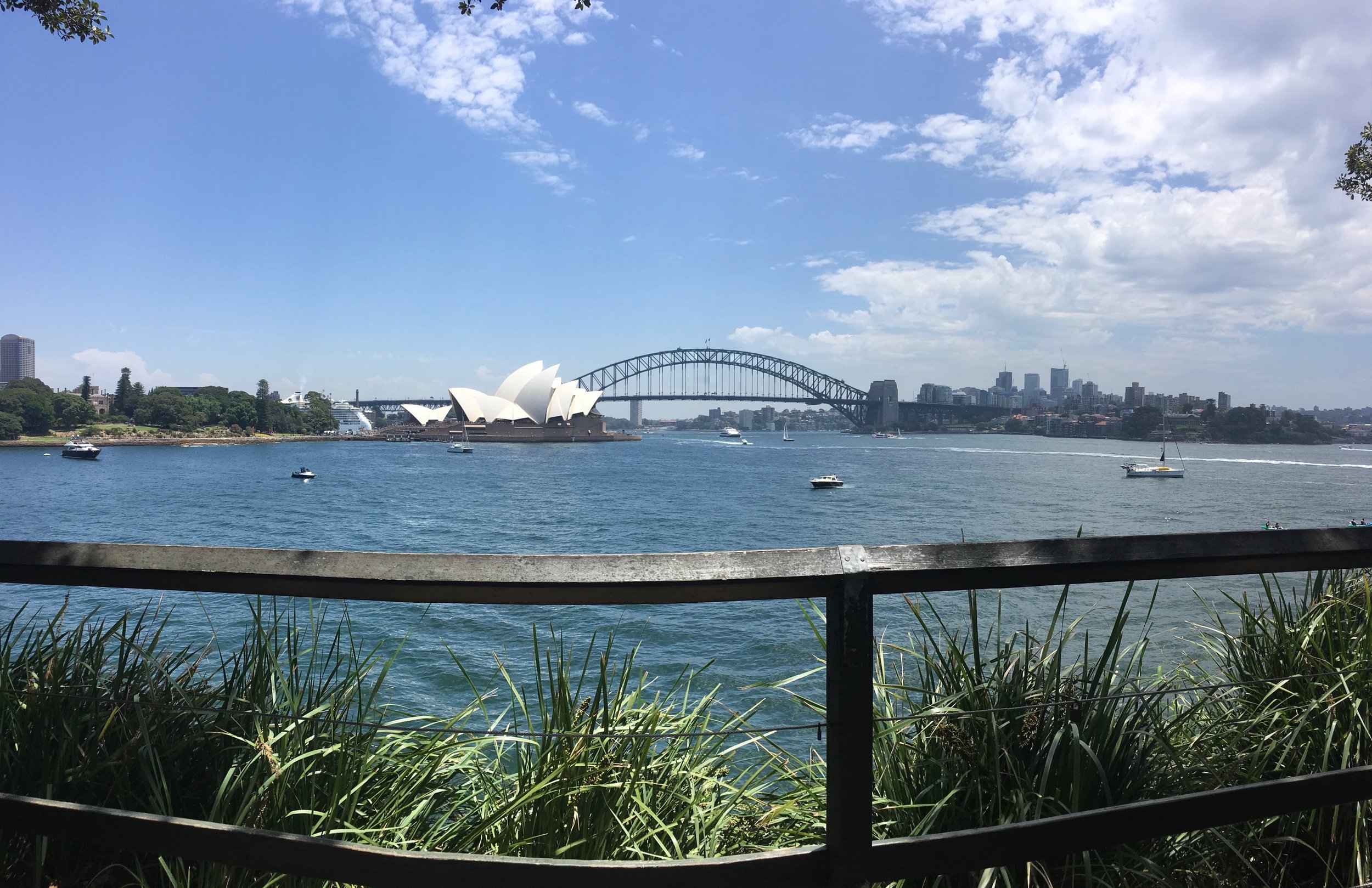 View of Sydney Opera House in Australia;