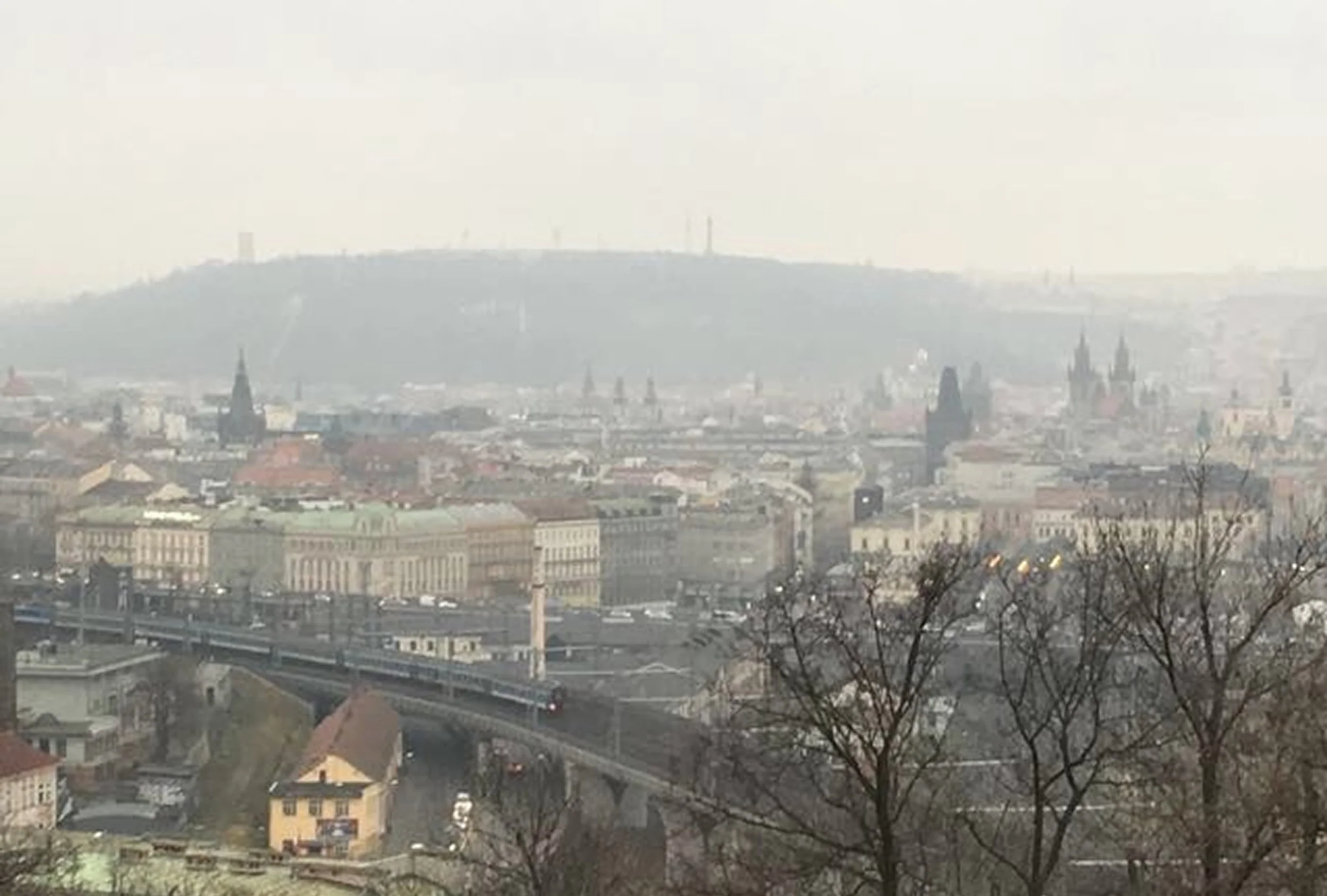 foggy in prague