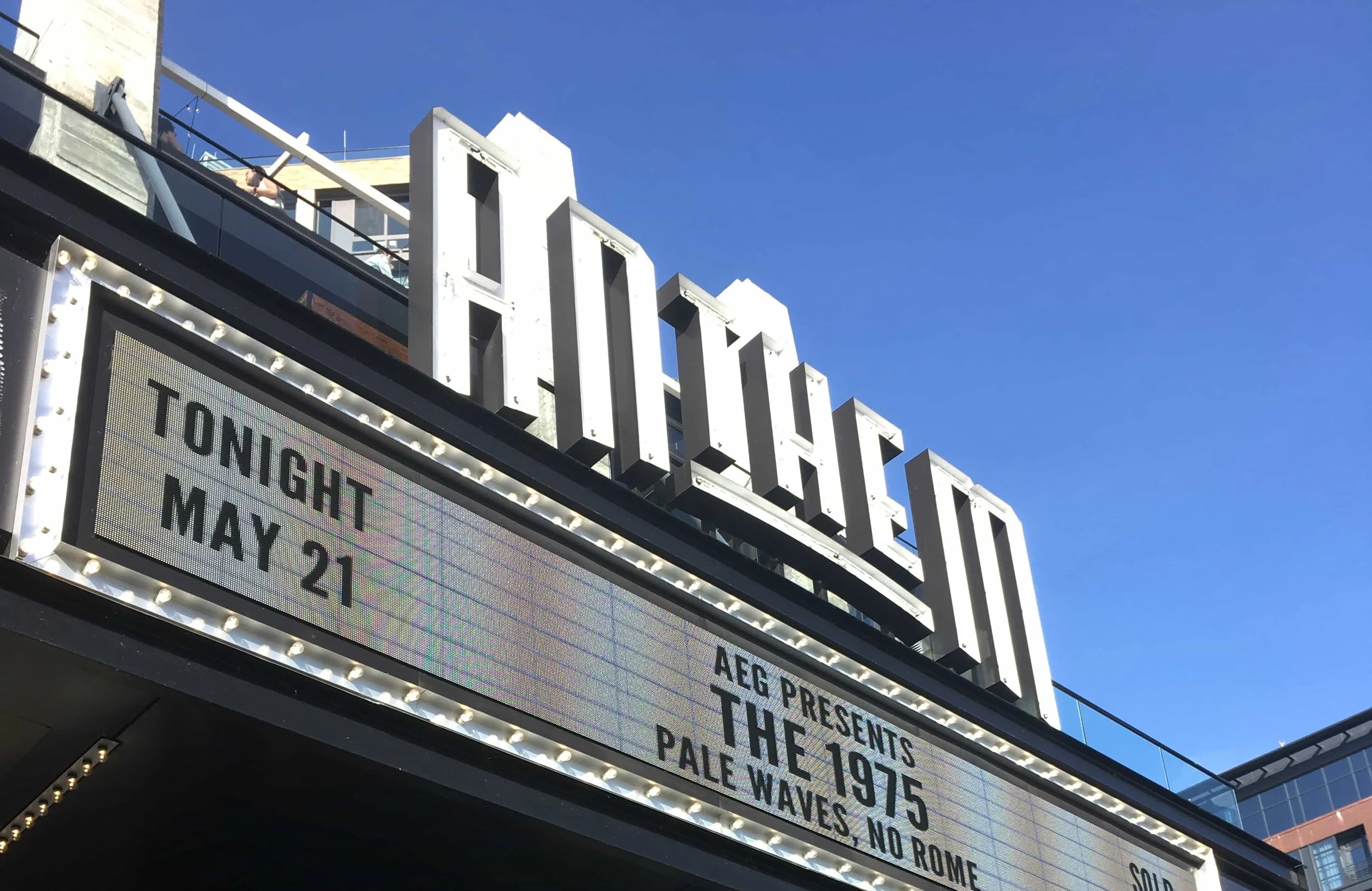 the 1975 playing at the anthem in dc may 2019