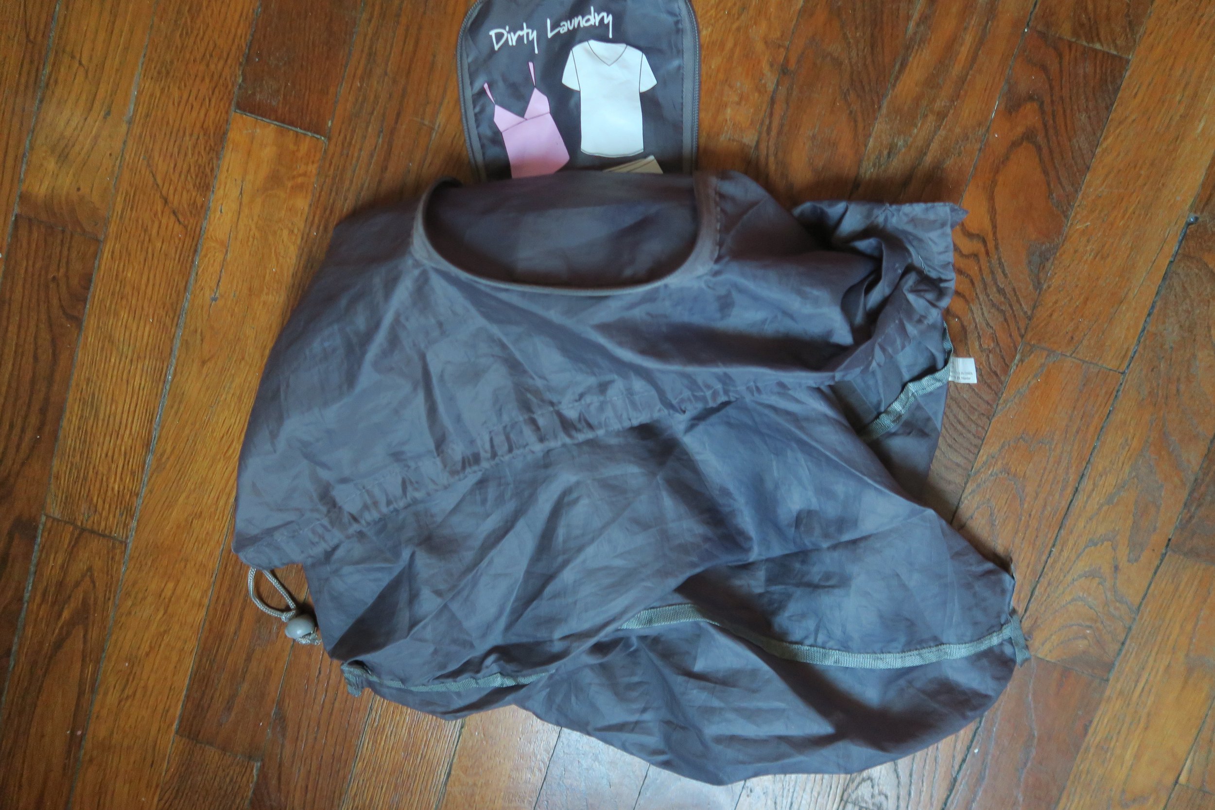 light grey laundry bag