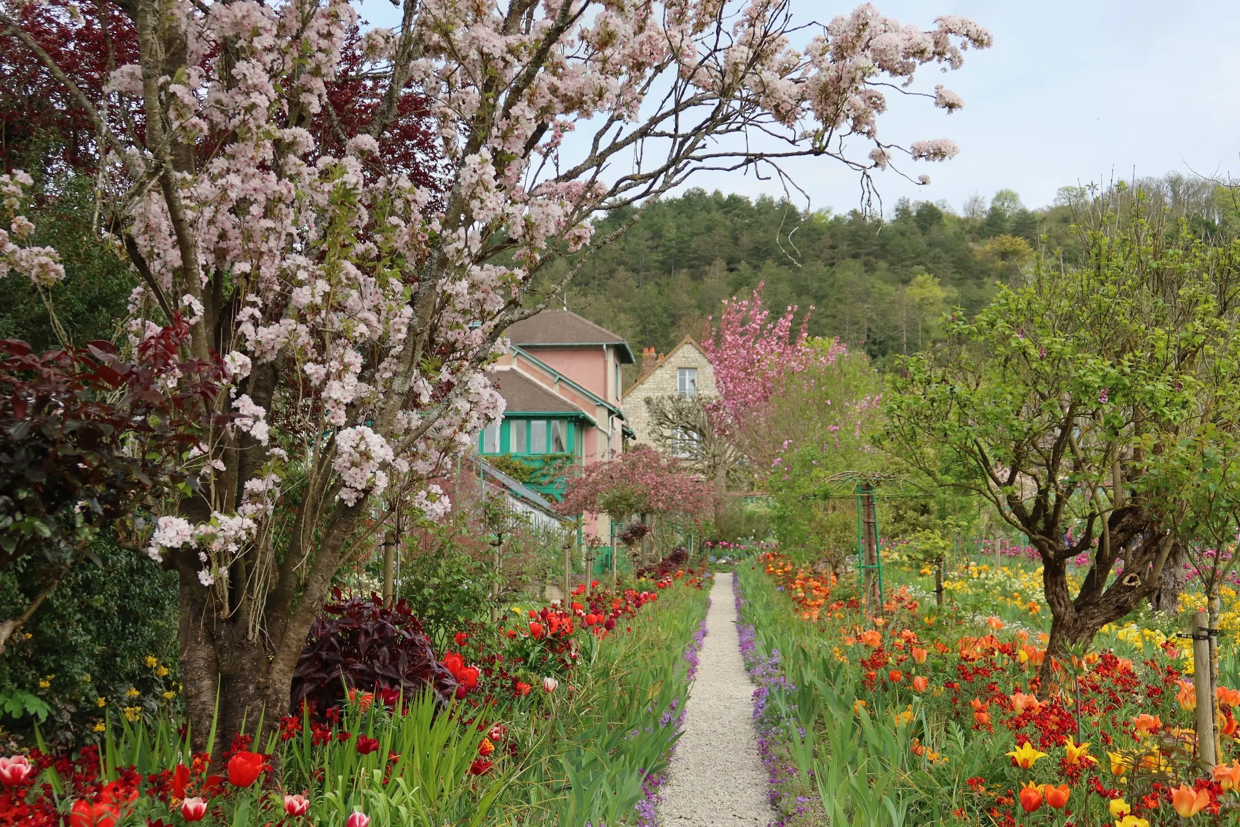 monet's house flowers spring