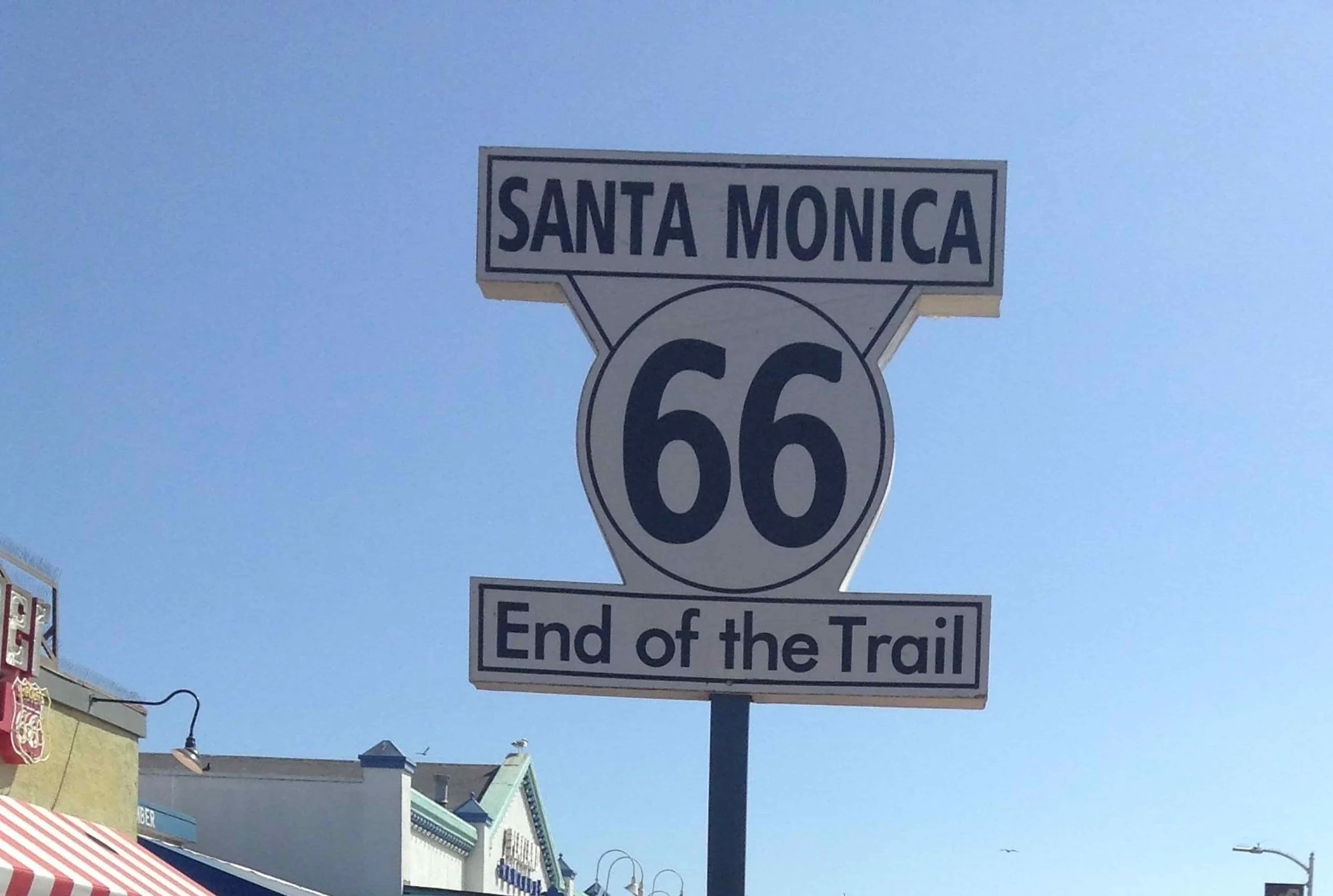 santa monica 66 sign