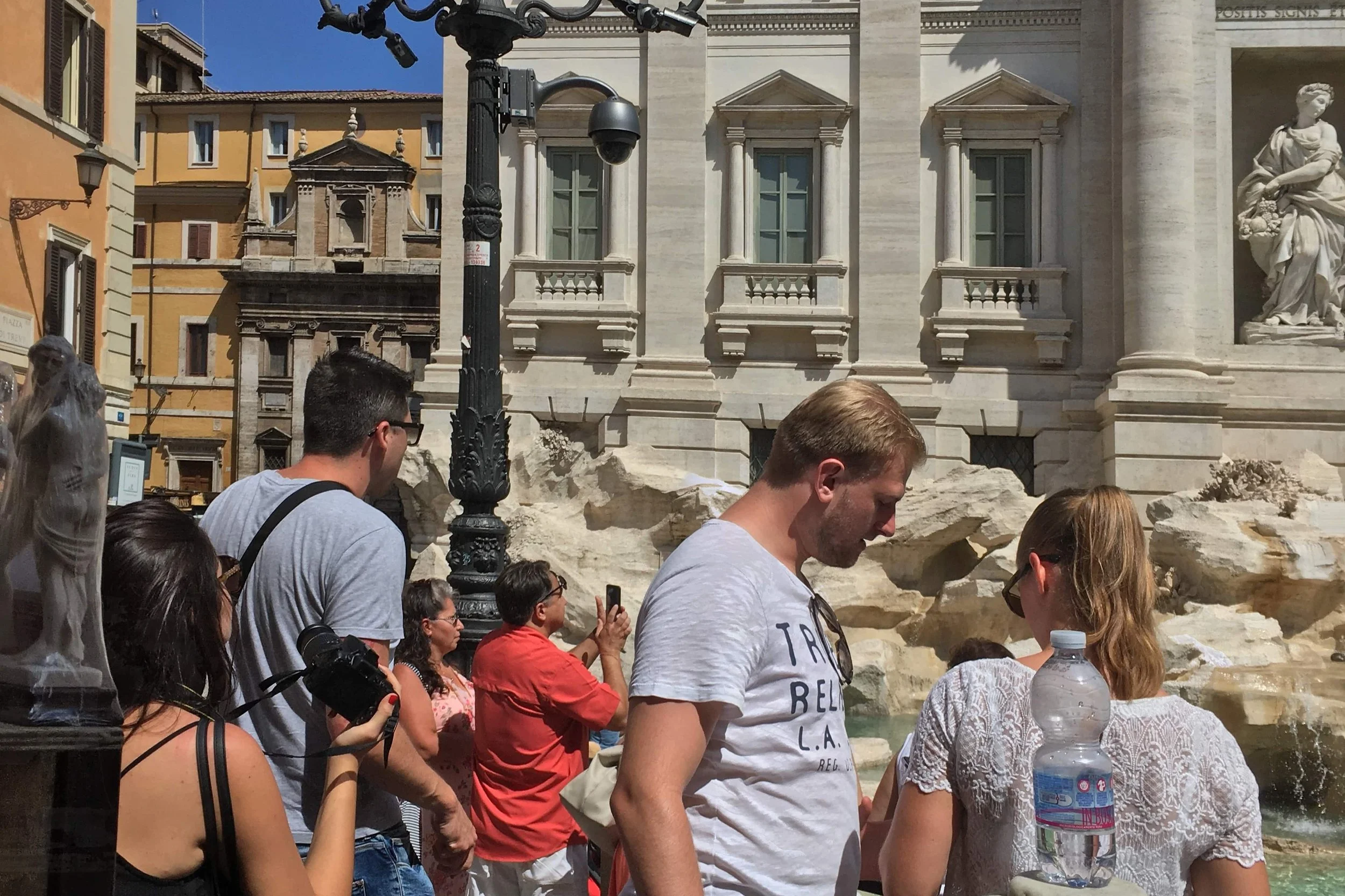 busy crowds rome