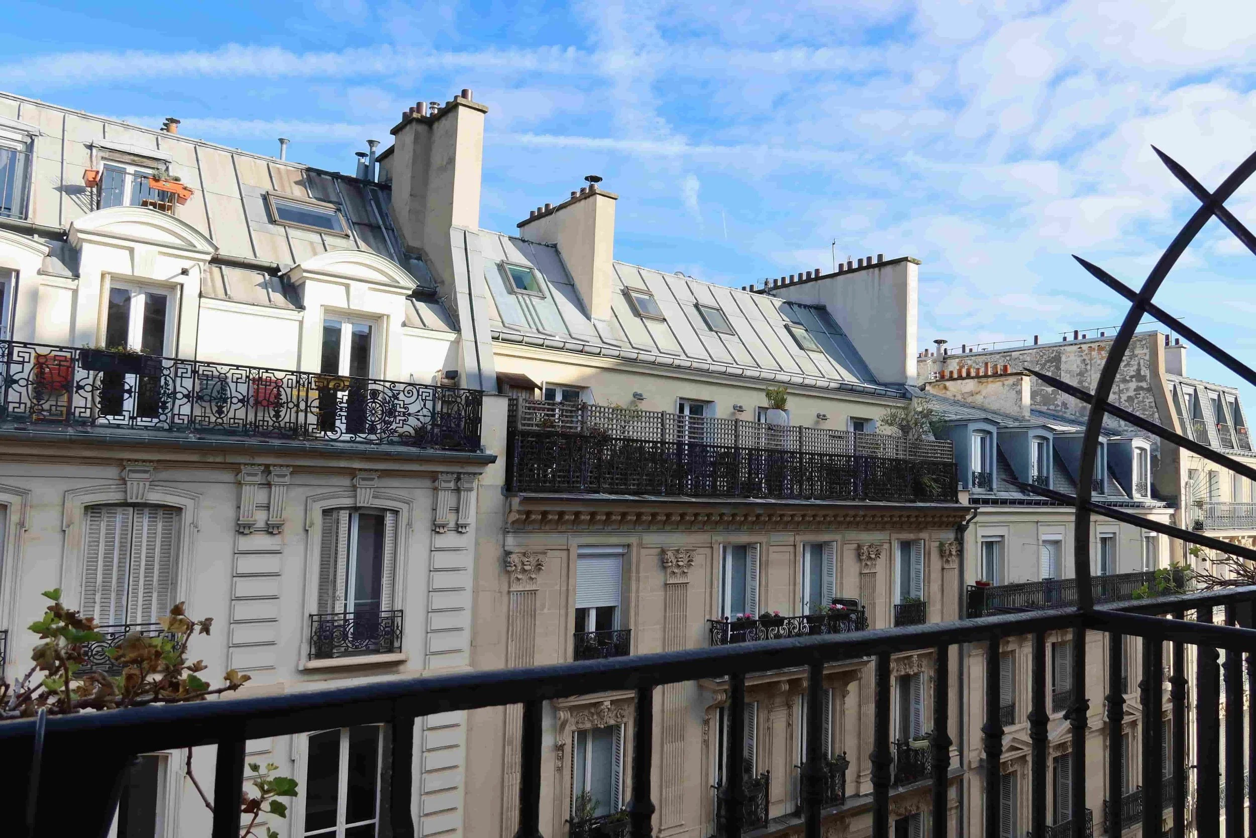 paris rooftops buildings haussmann style