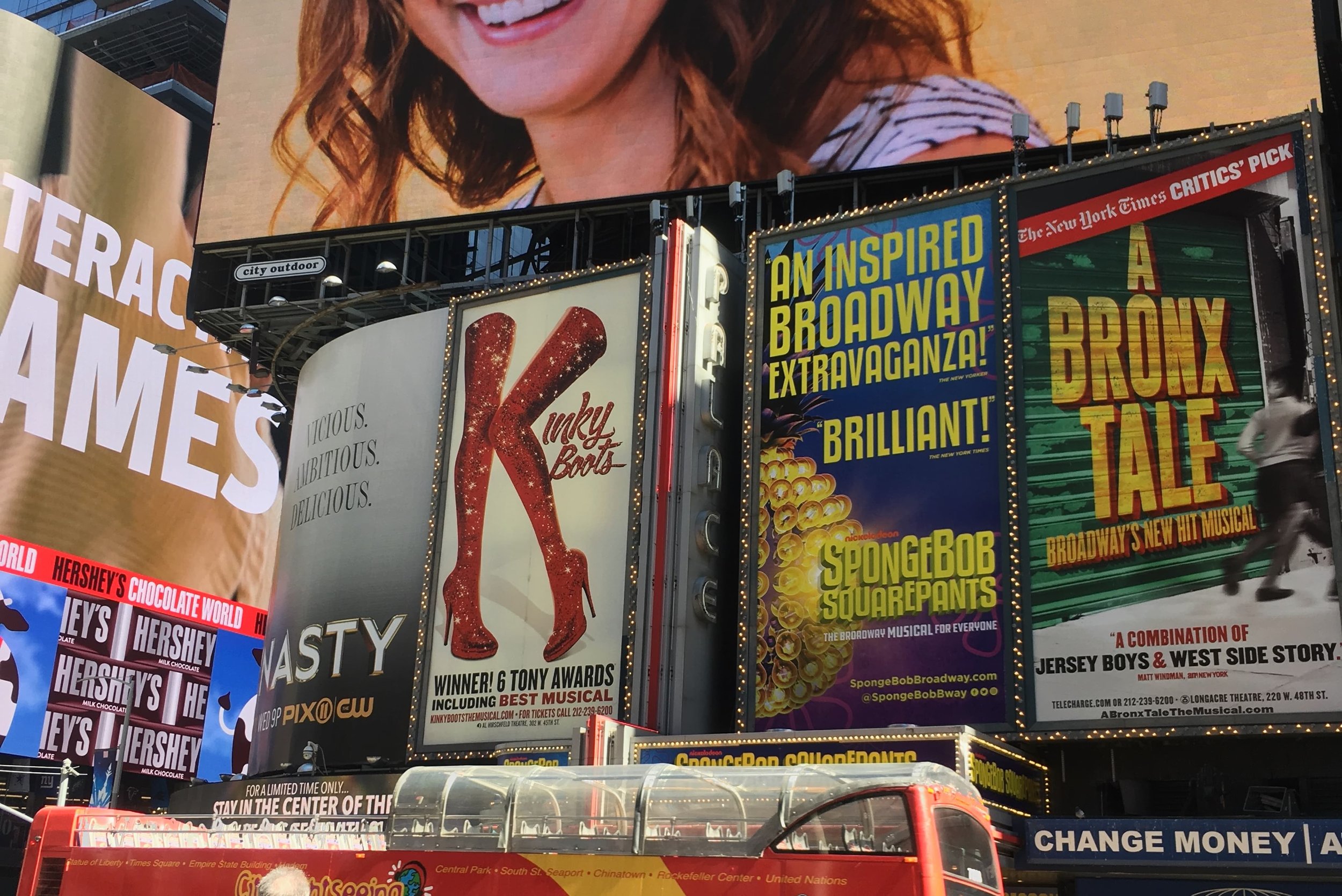 times square nyc broadway posters
