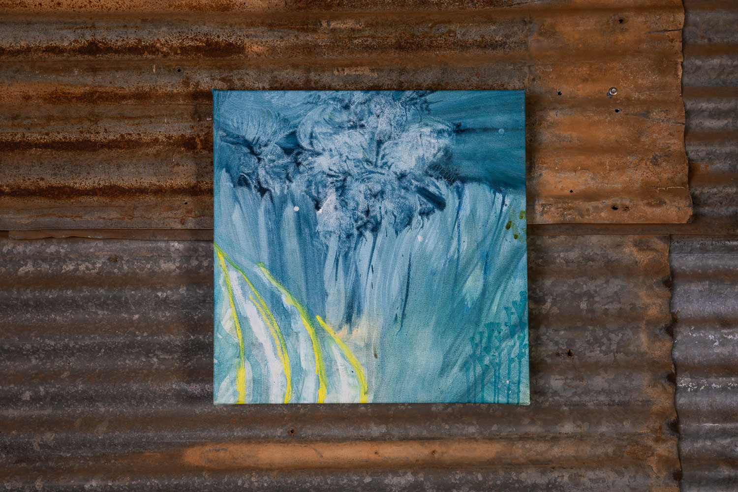 Smokey Gums Under Blanket Blue II