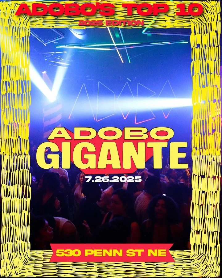 Continuing our countdown for the Top 10 ADOBO&rsquo;s of 2025! Next we&rsquo;ve got GIGANTE: our 7th Year Anniversary Party where we celebrated with Special Guests @jcu3 &amp; @itsjfuse! 

When @waltero_dmv was asked for his favorite event of 2025, h