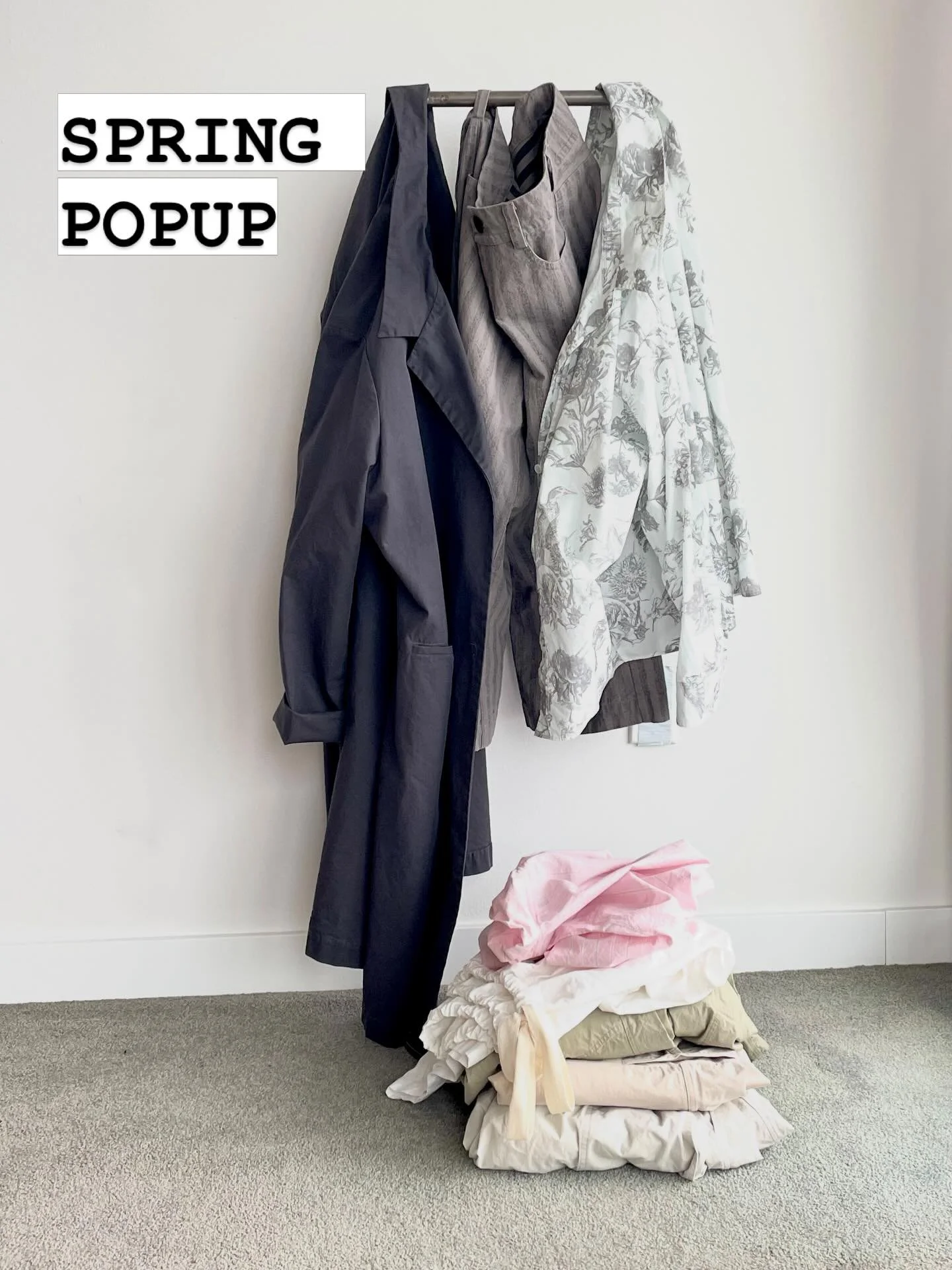 &hellip; SPRING POPUP!!
Saturday April 25
Sunday April 26
 
Excitement is in the air 🌸 
Looking forward to showing you all the new styles &amp; fabrics for Spring &amp; Summer! 

@habittradingco 
ebraziron.com