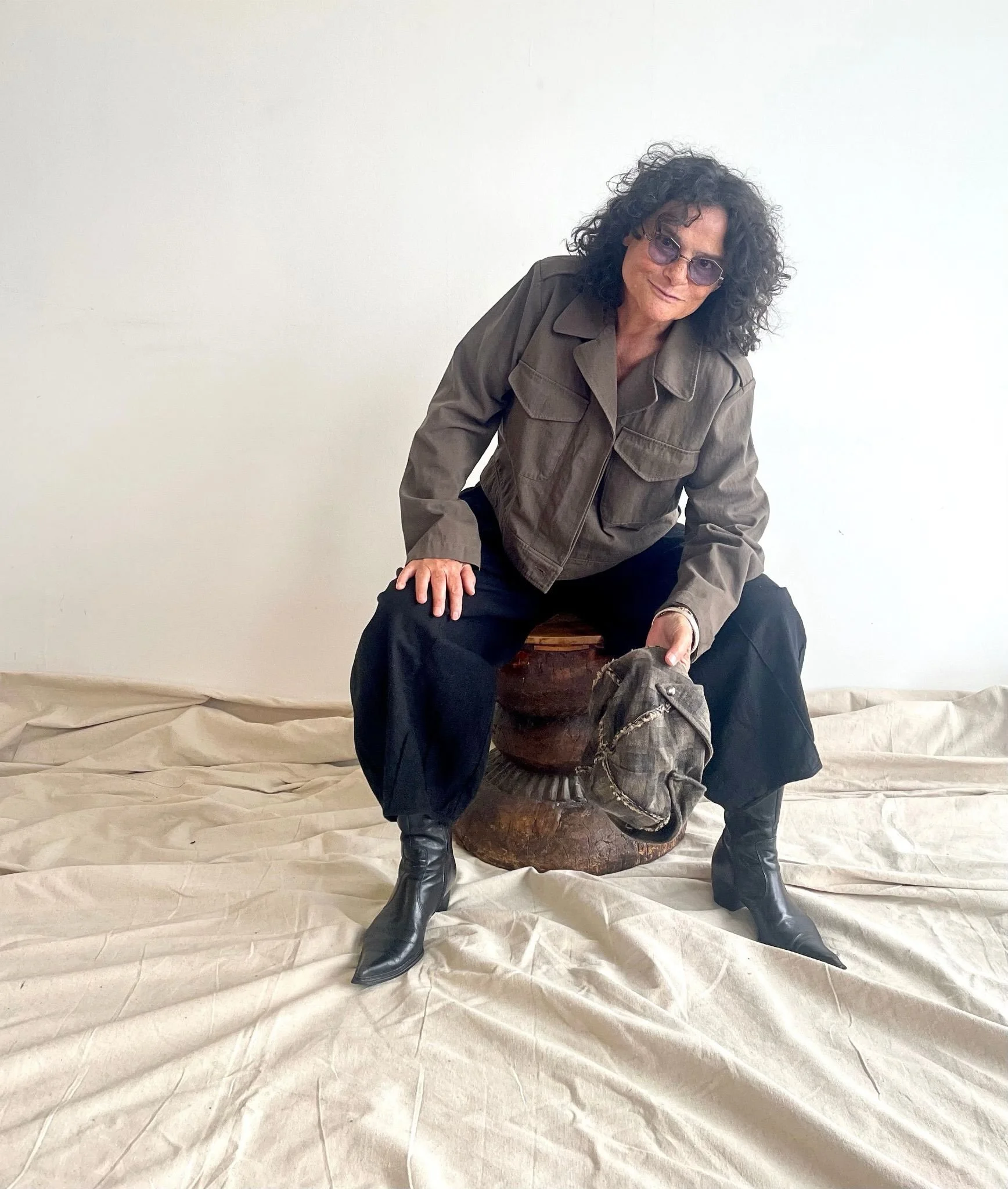 &hellip; The Bobbie Pilot Jacket
in a cotton / hemp blend. 

Perfect for the Fall. 
New garments will be online soon 
and all garments will be available at the popup this Sat &amp; Sun! 

ARTWORKS BUILDING 
237 East 4th Ave 
just east of Main