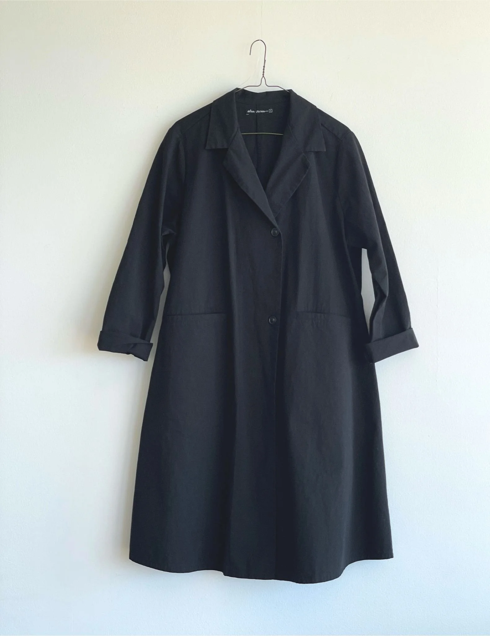 brooklyn trench black recycled cotton.jpg