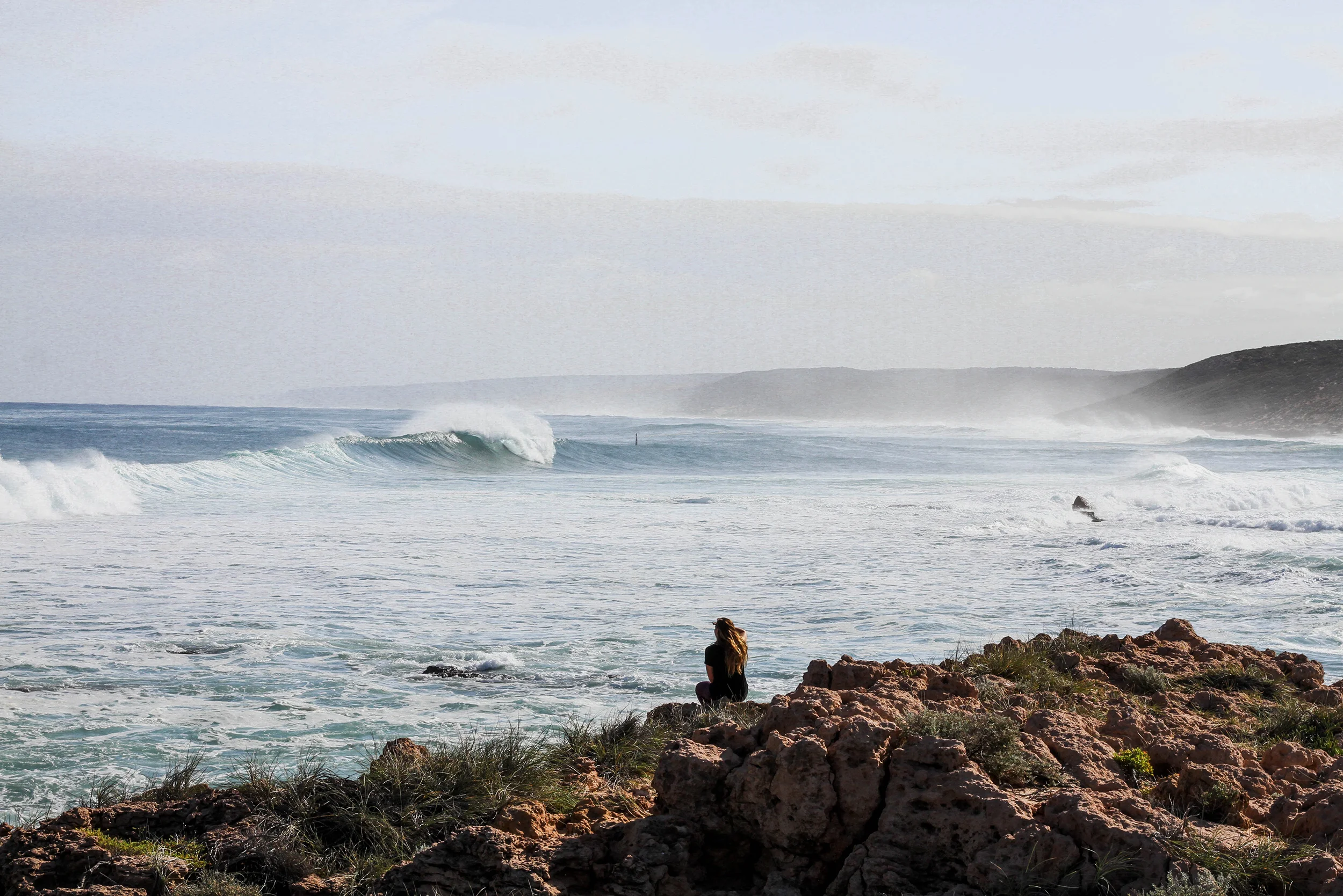 Sitting at the Water's Edge