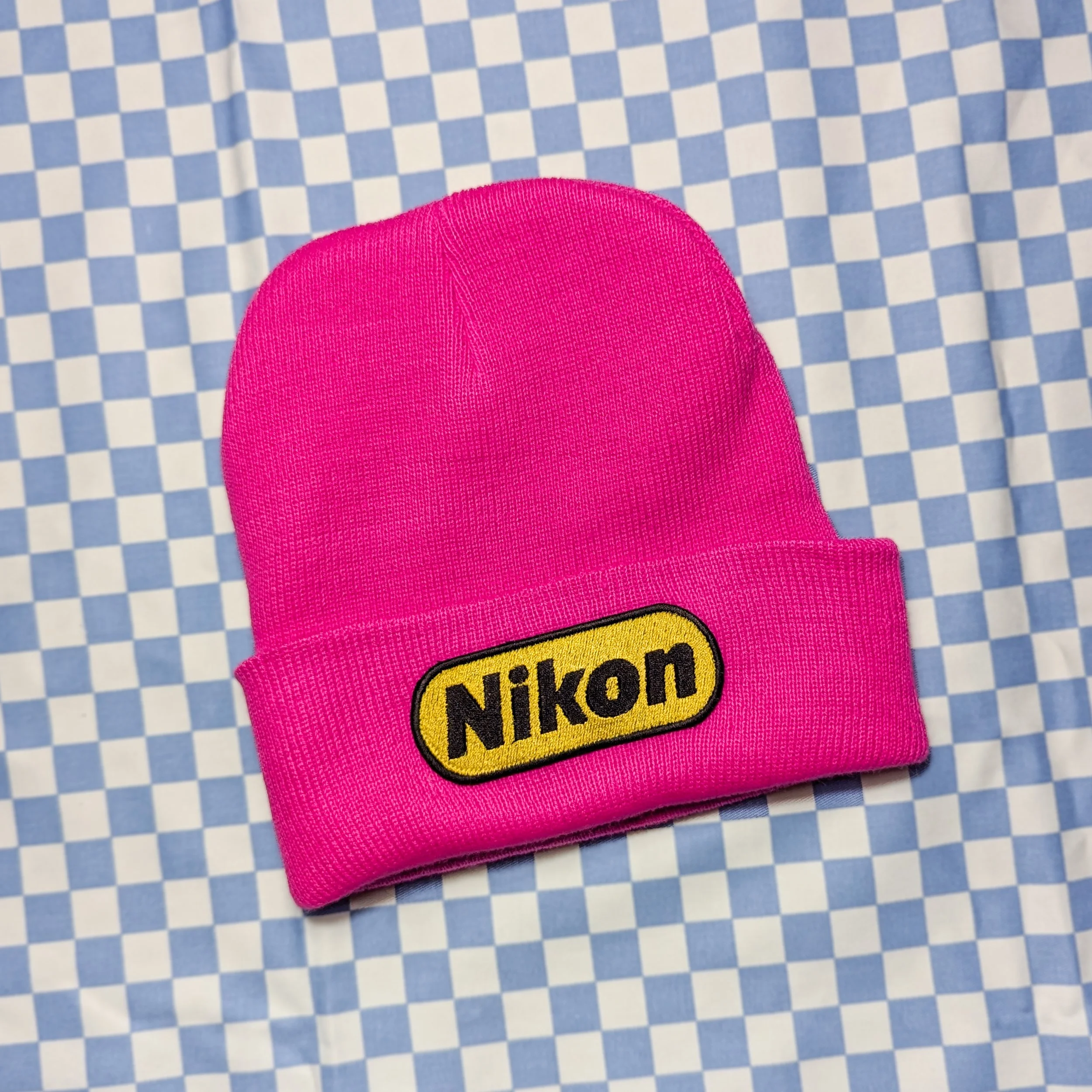 Neon Pink Nikon Hat