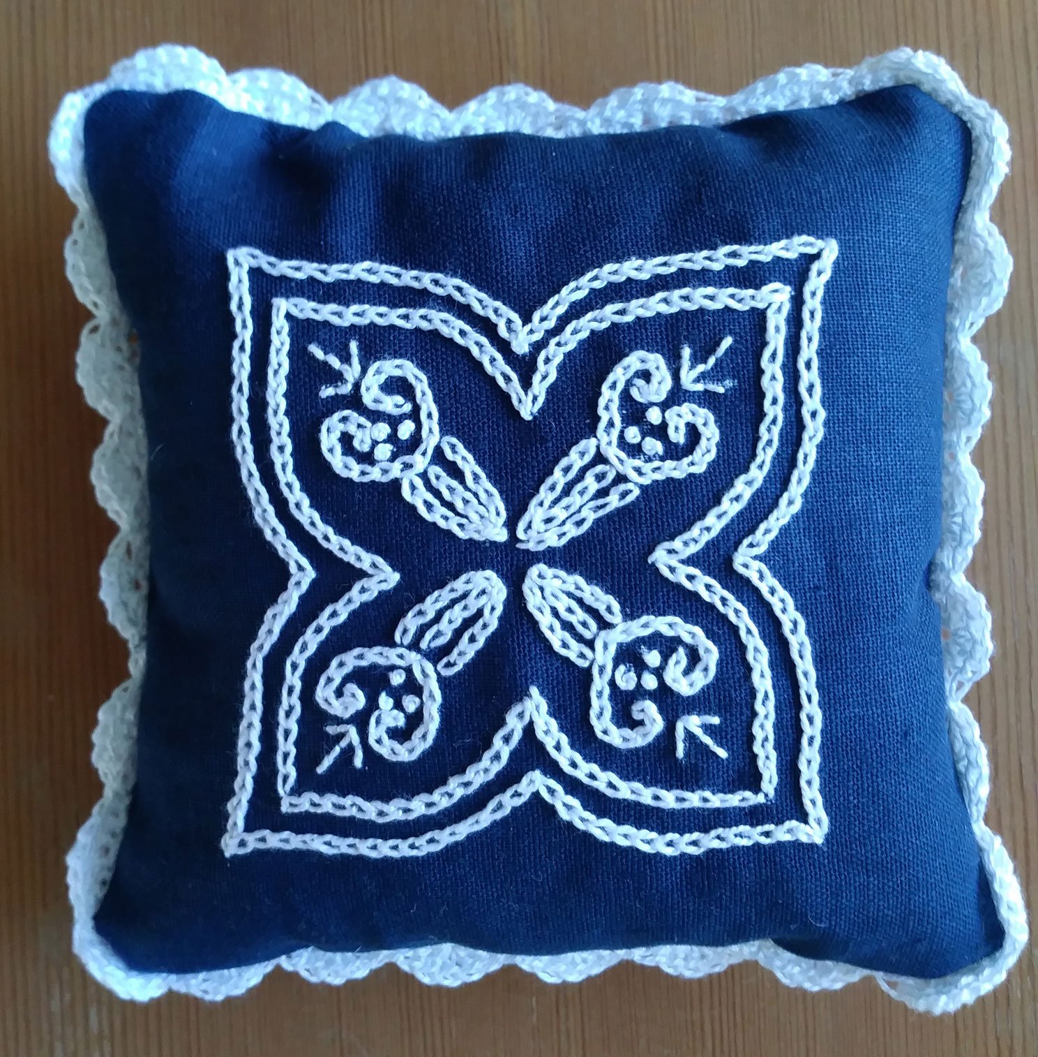 Zakka Embroidery Pincushion