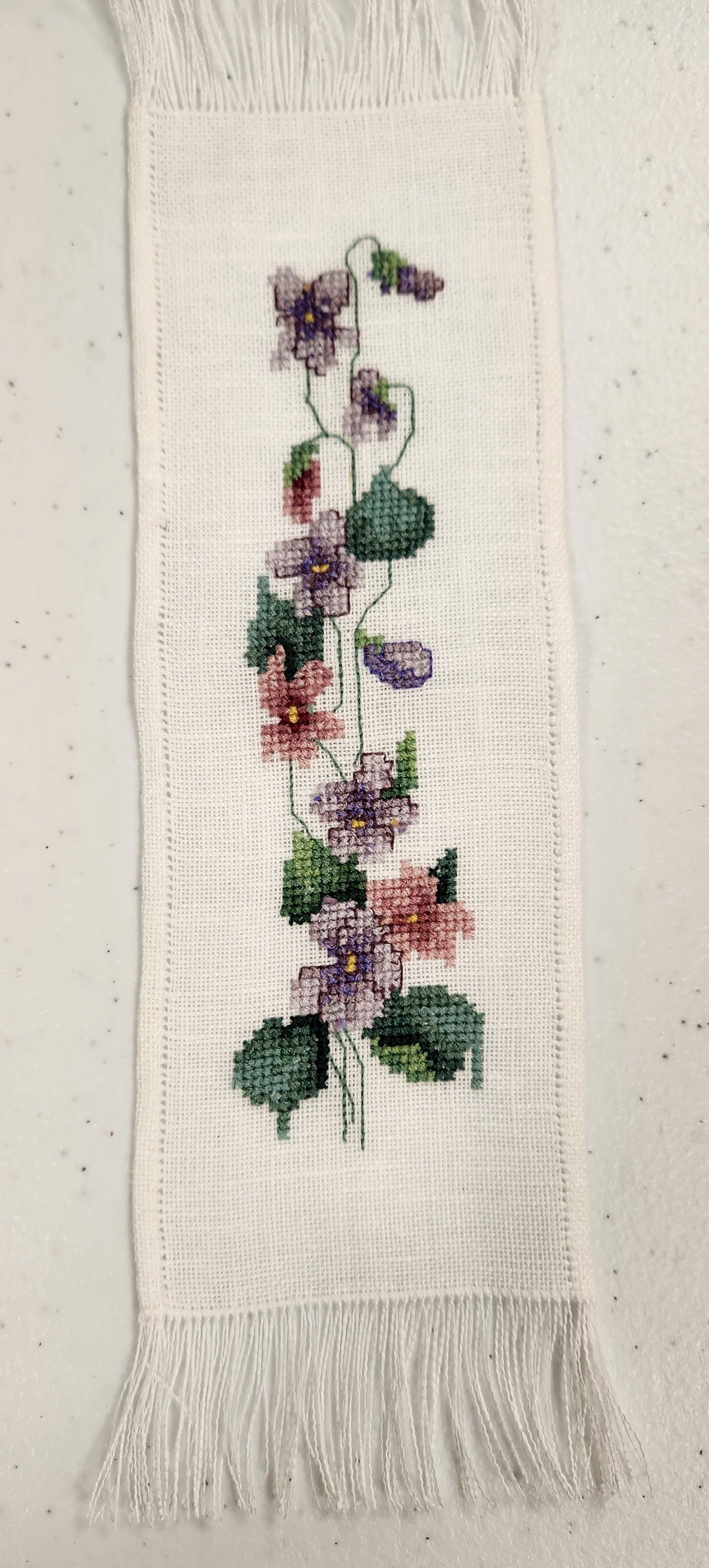 Violet Pansy Bookmark