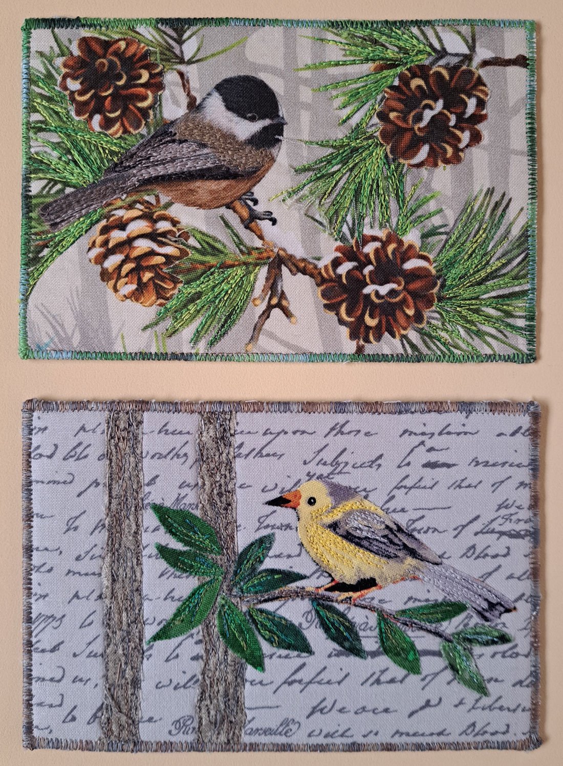 Fabric Postcards