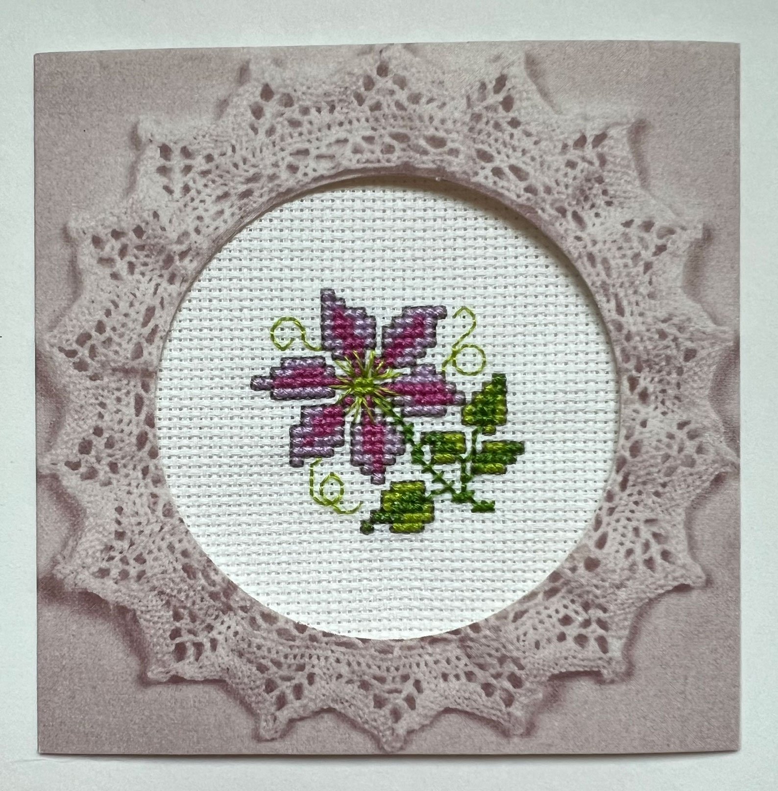 Clematis Card