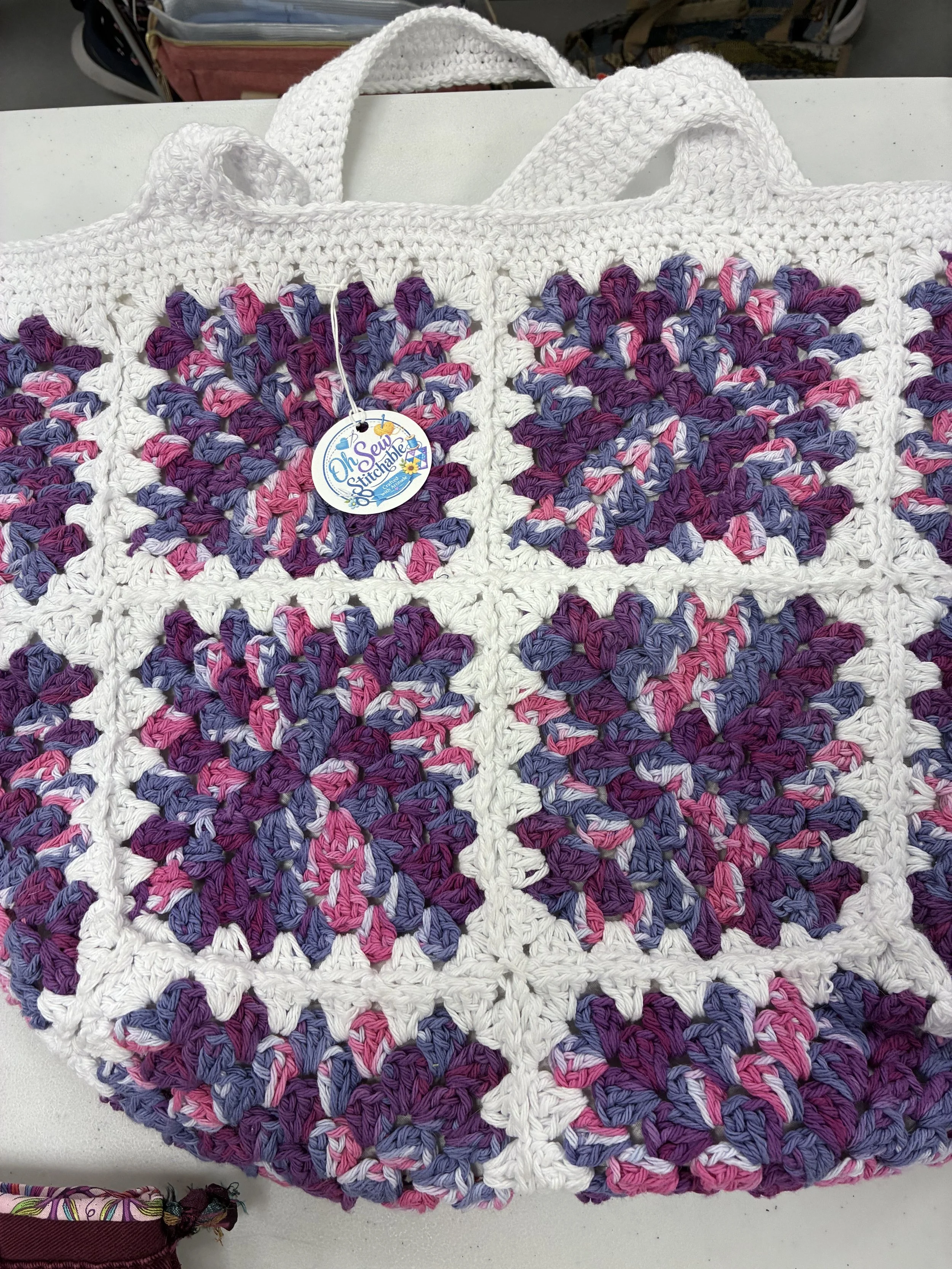 Granny Squares Tote by Christine W