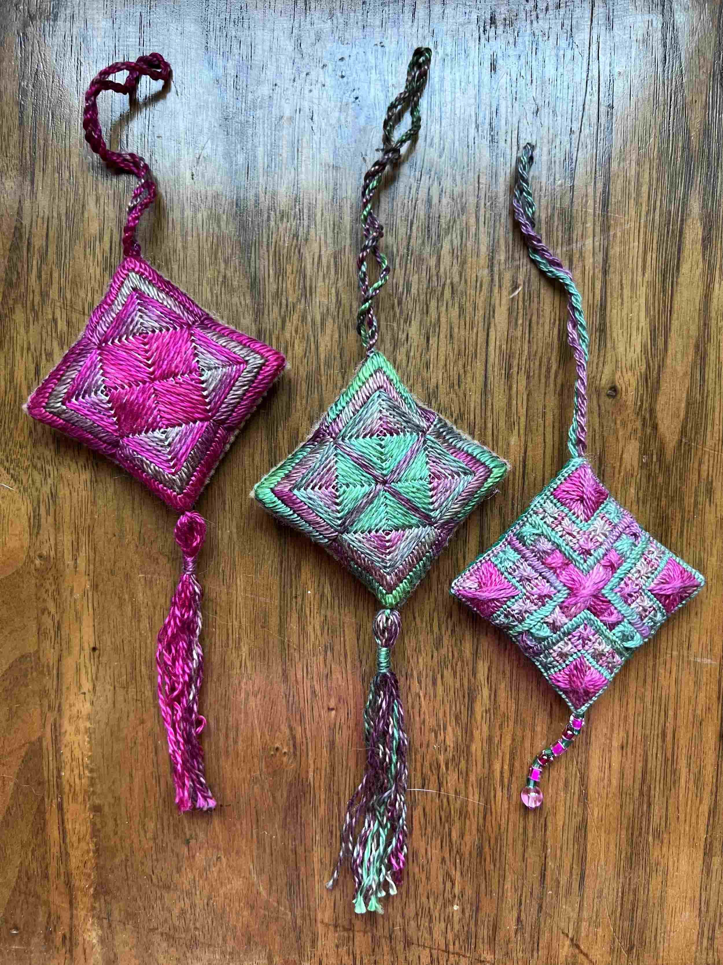 Canvaswork Tree Ornaments