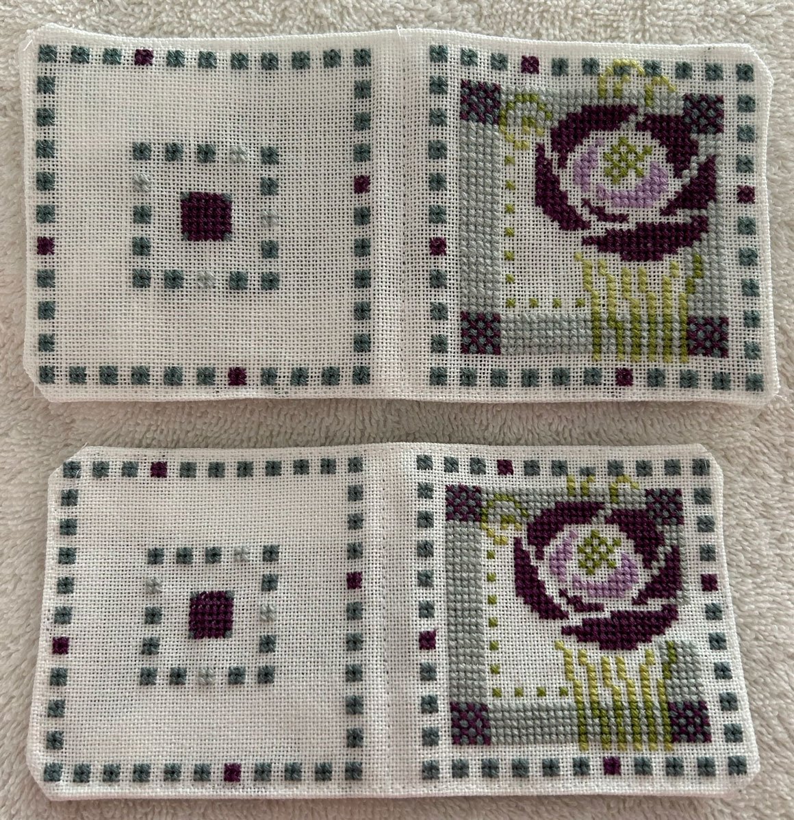 Mackintosh Rose Needlebooks